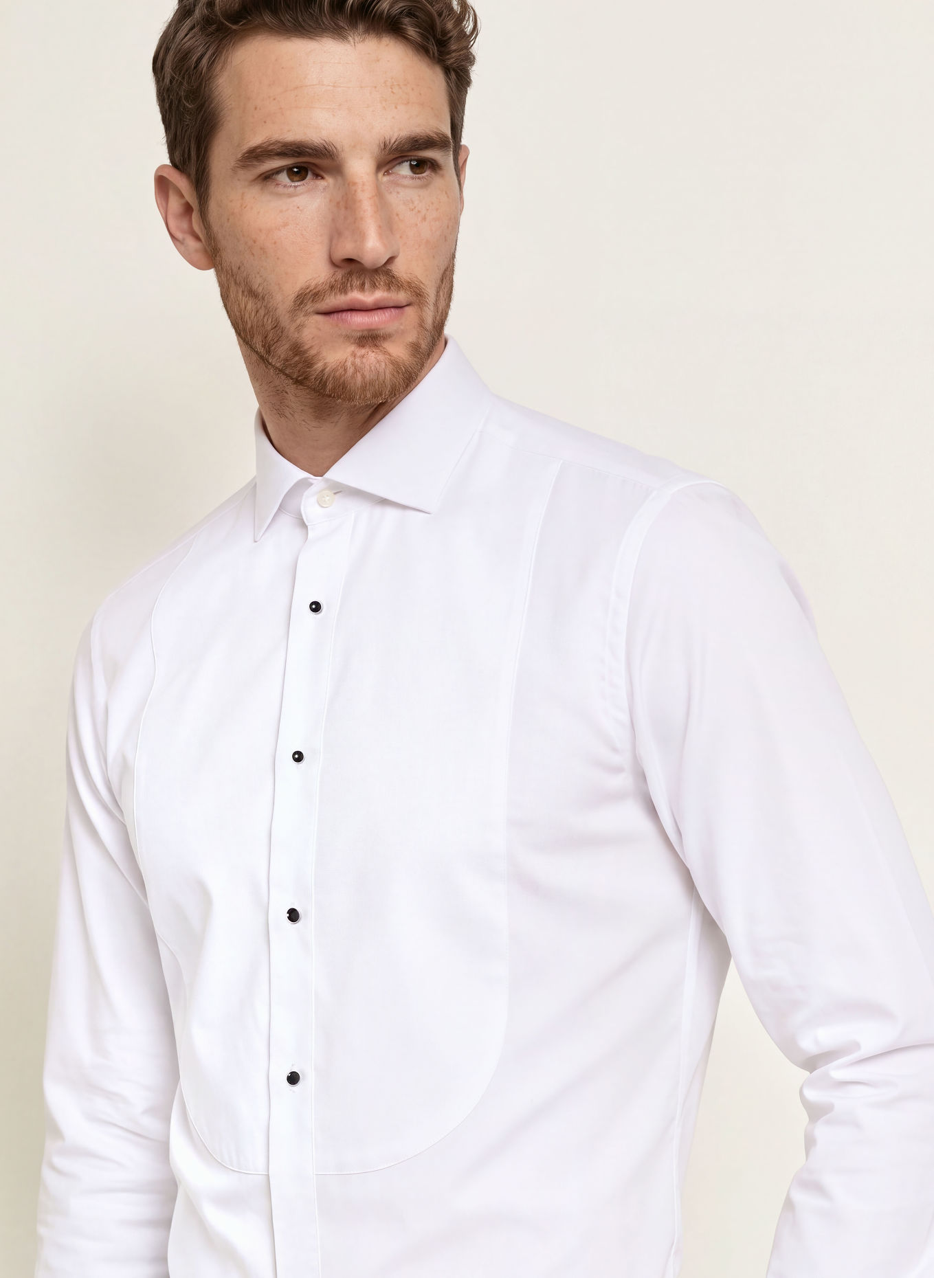 BOSS Koszula HANK Slim Fit: BIAŁY