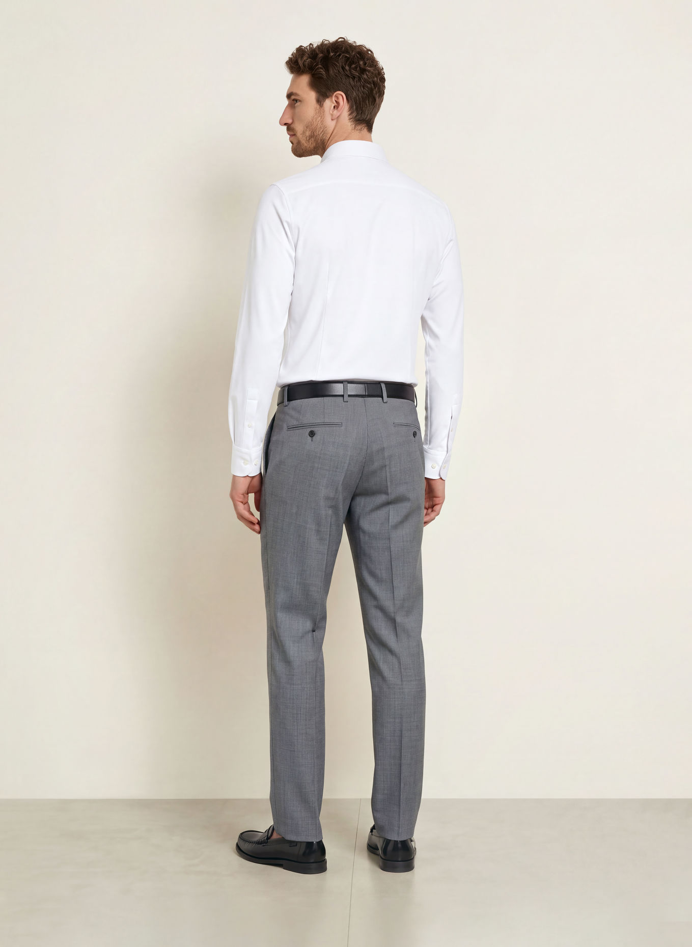 BOSS Koszula HANK Slim Fit: BIAŁY