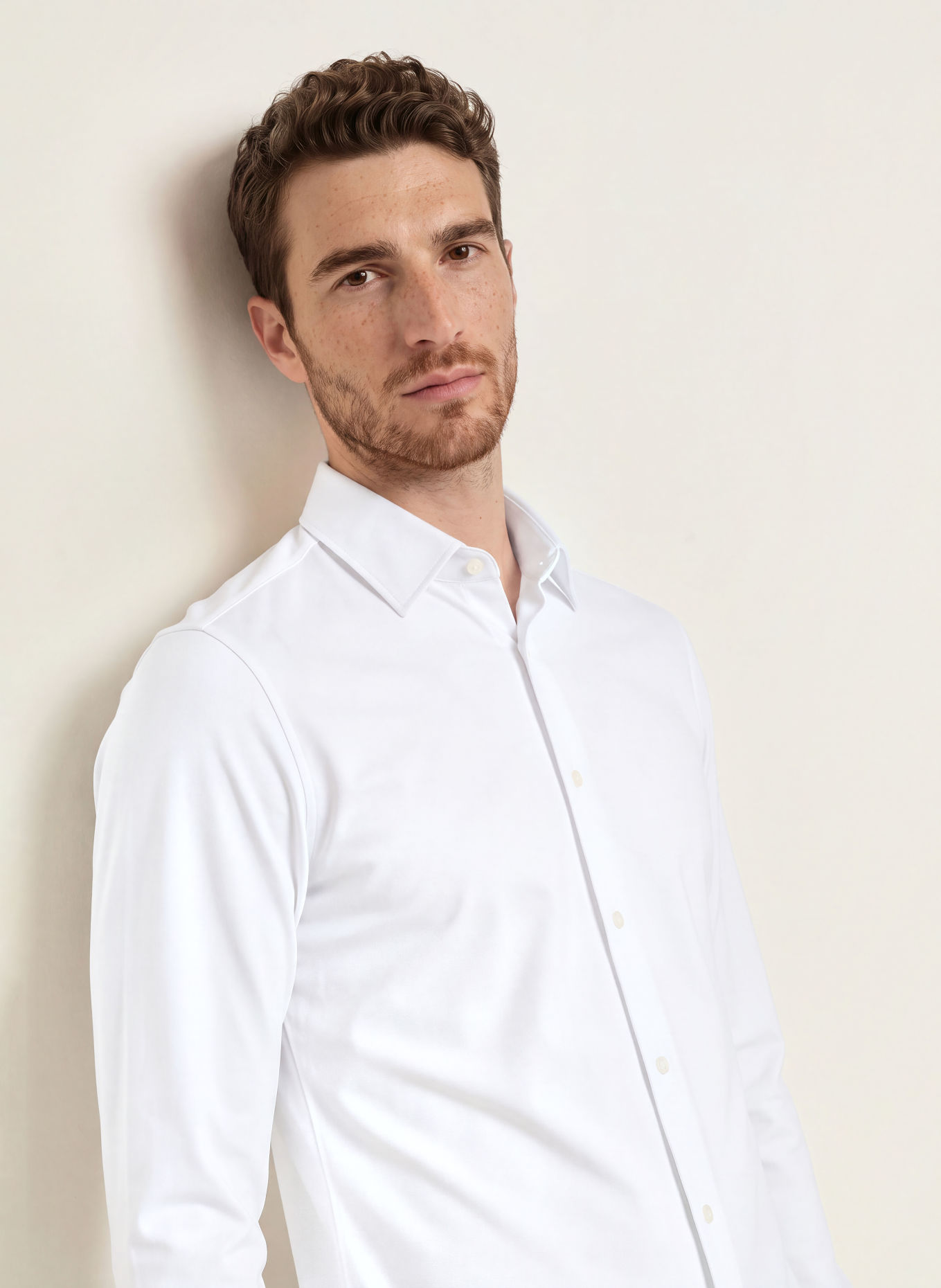 BOSS Koszula HANK Slim Fit: BIAŁY