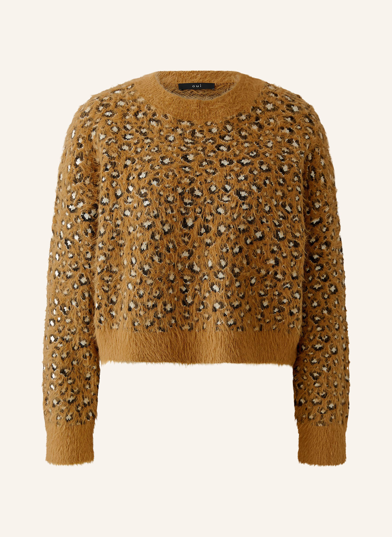 Oui Sweater: CAMEL / WHITE / BLACK