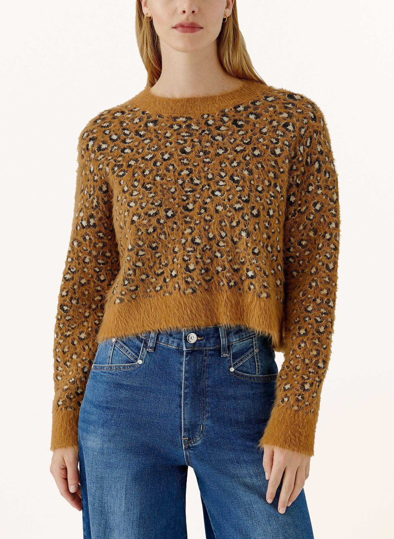 Oui Sweater: CAMEL / WHITE / BLACK