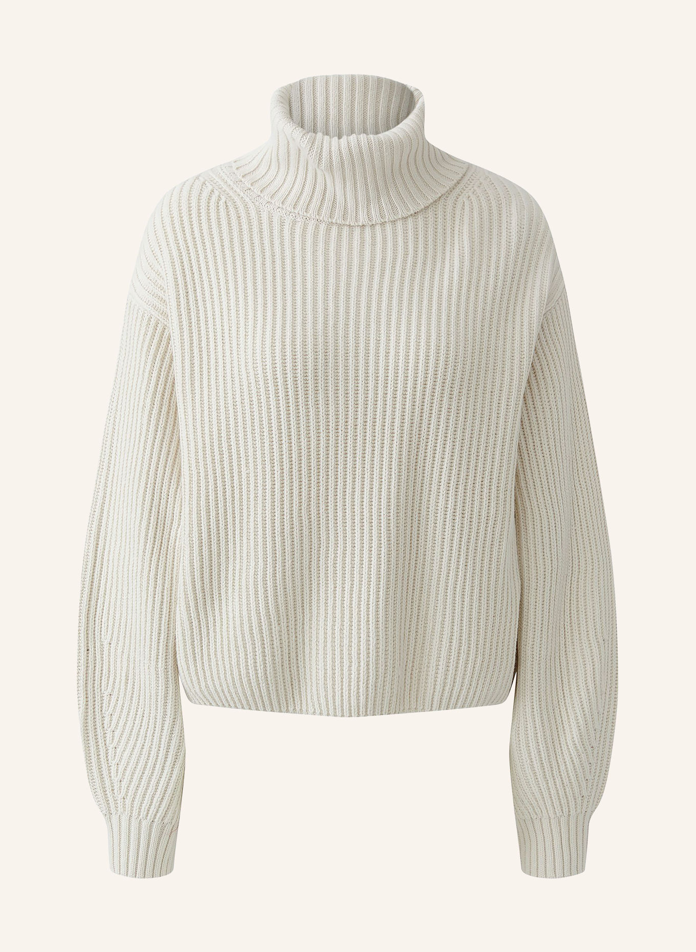 Oui Rollkragenpullover: CREME