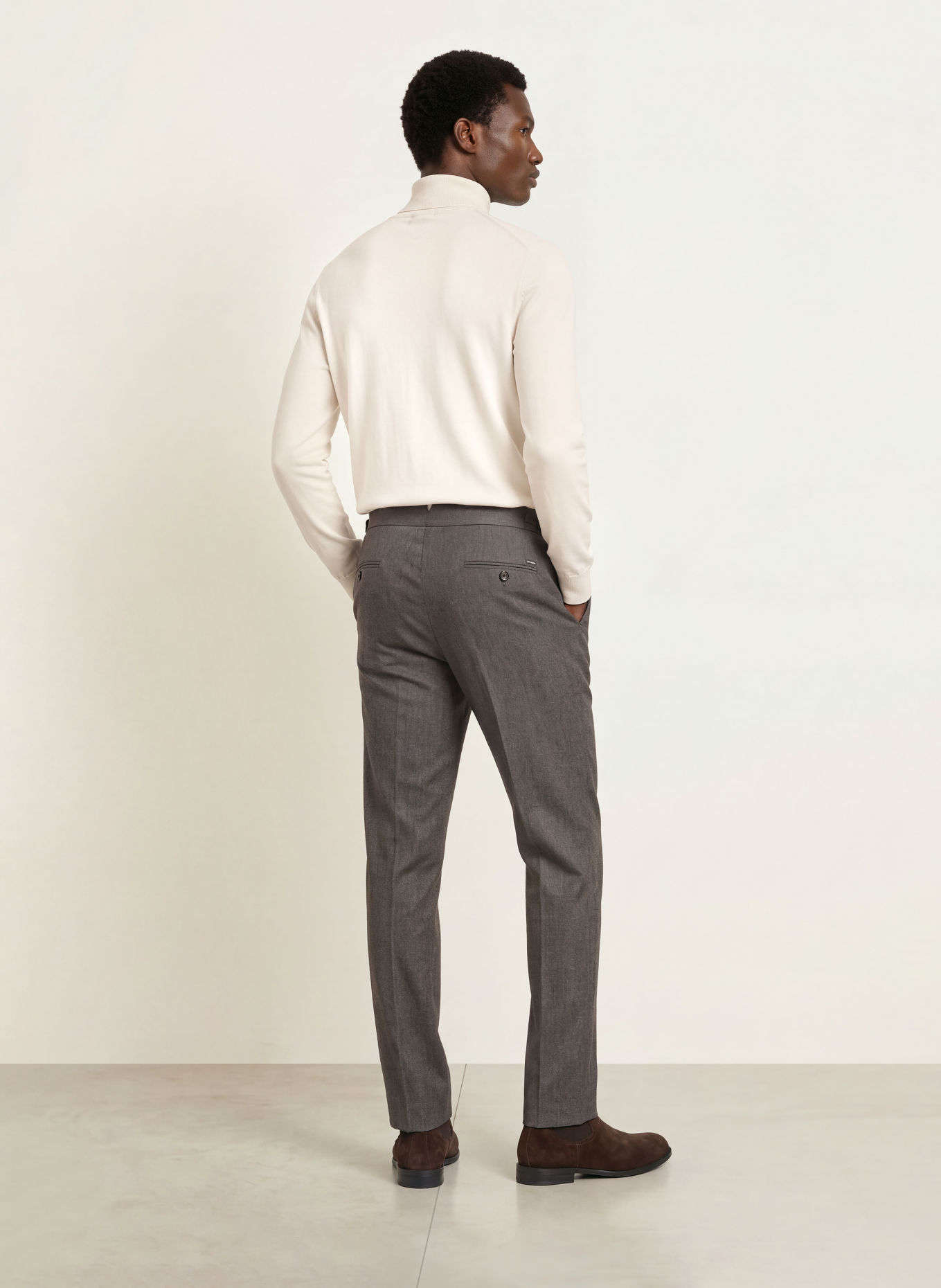 BOSS Rollkragenpullover MUSSO: CREME