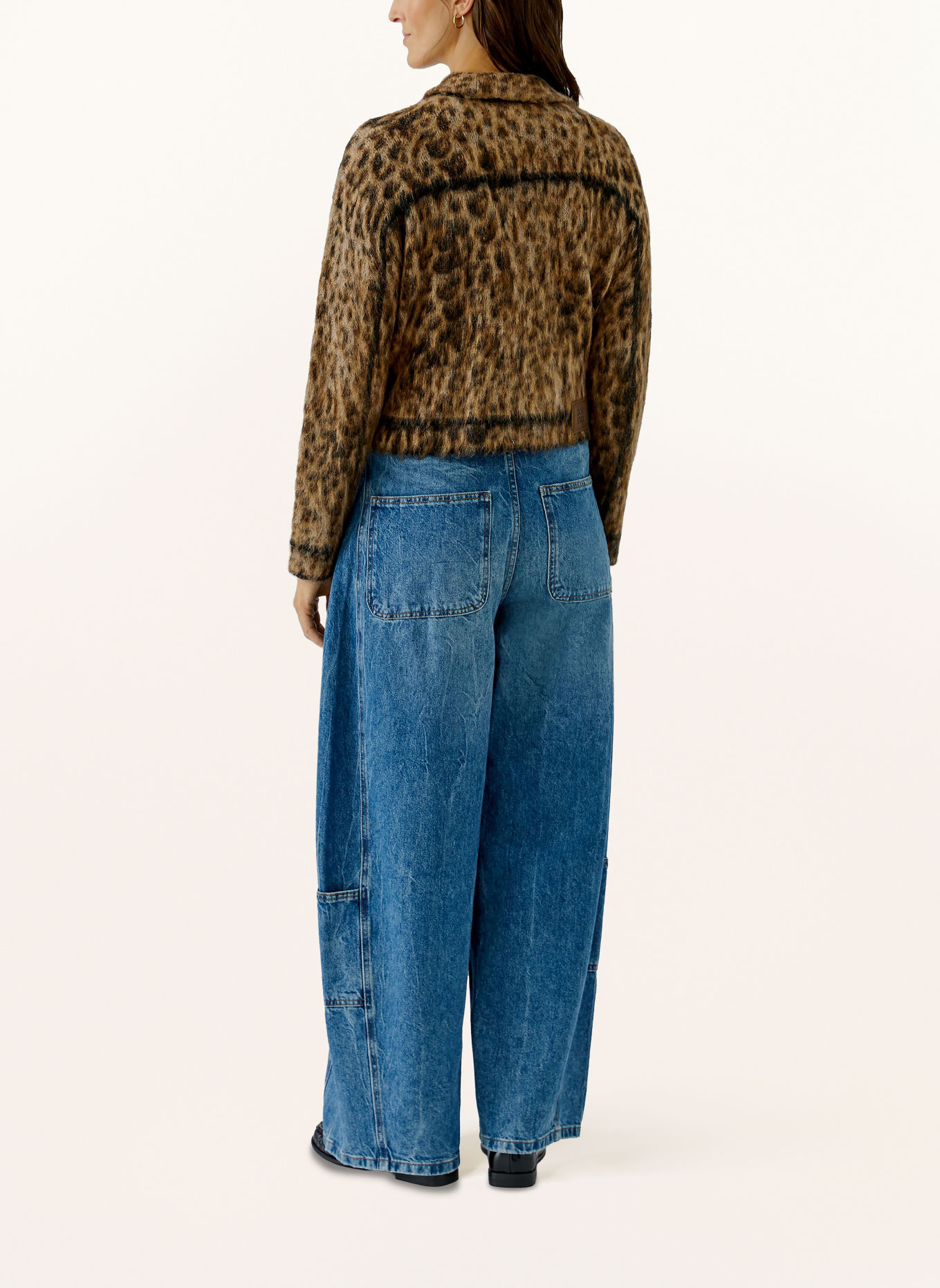 Oui Cardigan: CAMEL / LIGHT BROWN / DARK GRAY