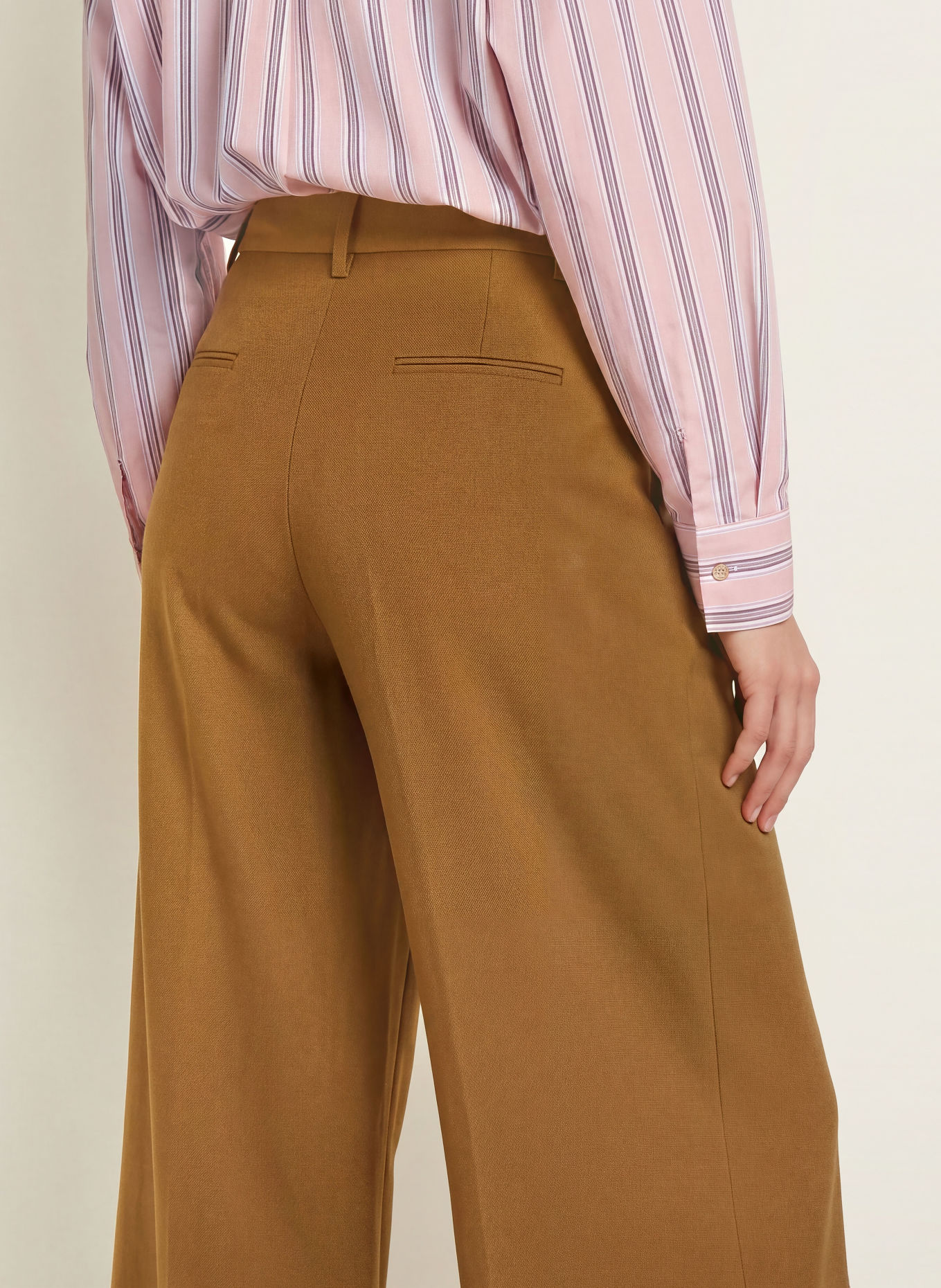 ESSENTIEL ANTWERP Pantalon palazzo COLLECTION: COGNAC