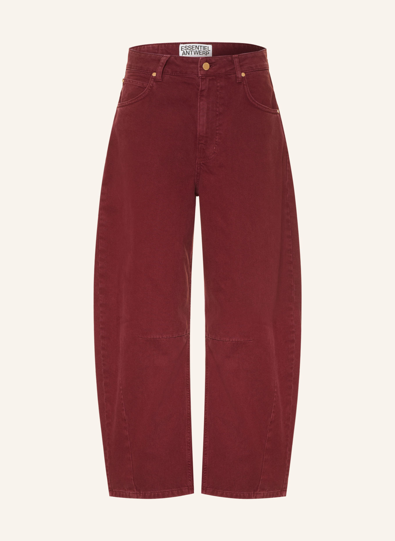 ESSENTIEL ANTWERP Barrel-leg jeans KOKOS: WN10 Wine Not