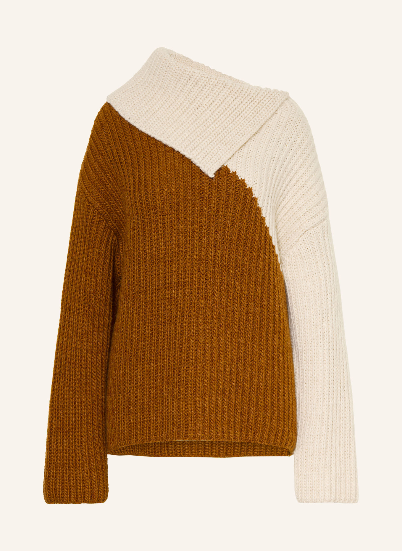 ESSENTIEL ANTWERP Pullover KOLORAMA: BRAUN / CREME