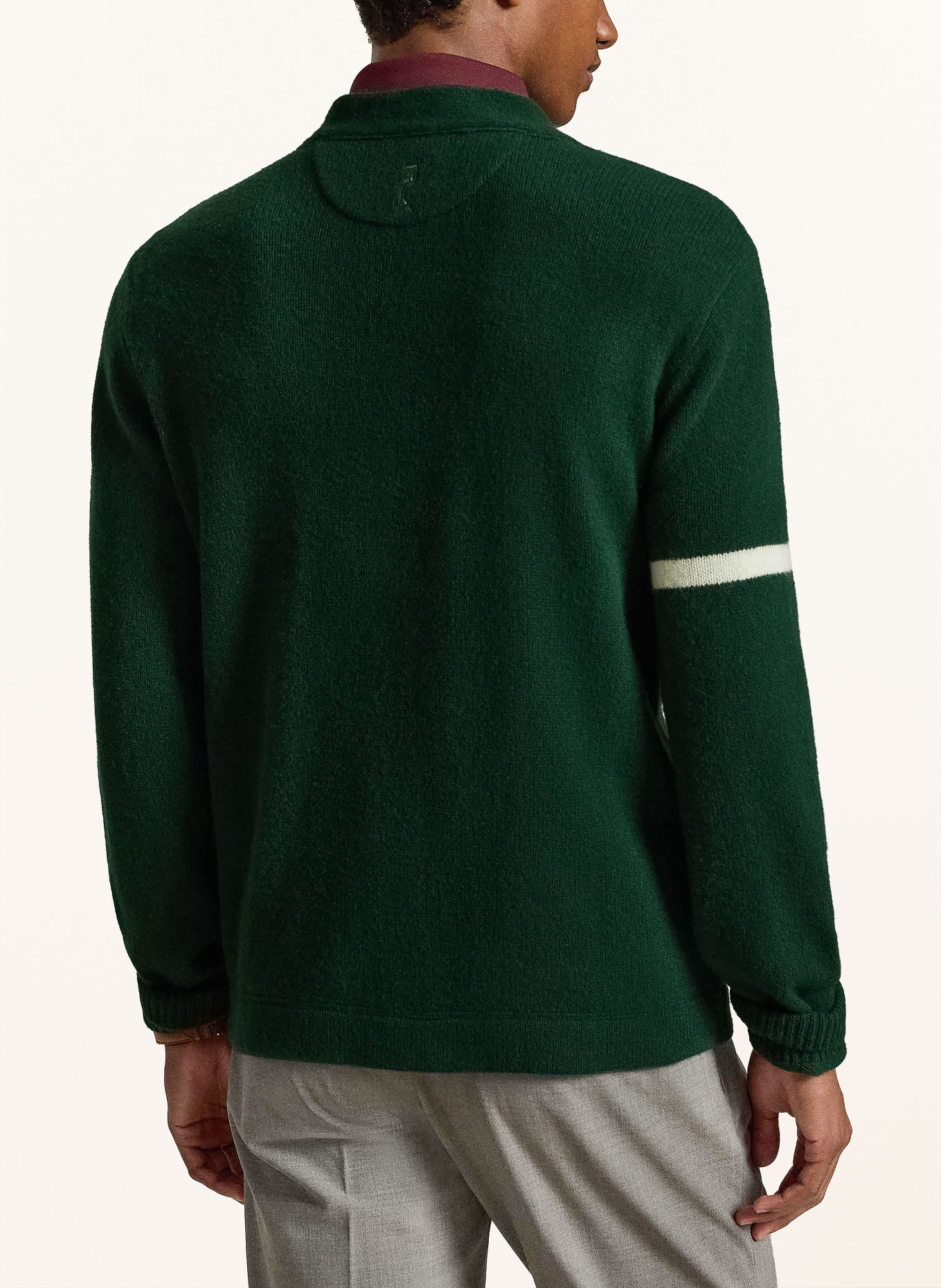 RLX RALPH LAUREN Kardigan: CIEMNOZIELONY / GRANATOWY / BIAŁY