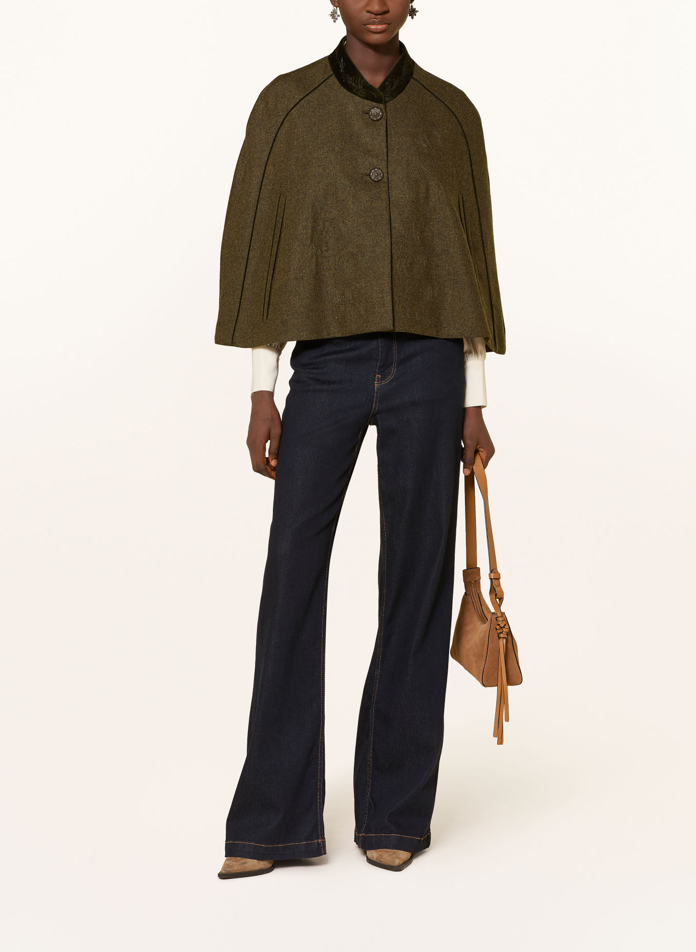 MEINDL Cape OPHELIA: KHAKI / DUNKELGRÜN