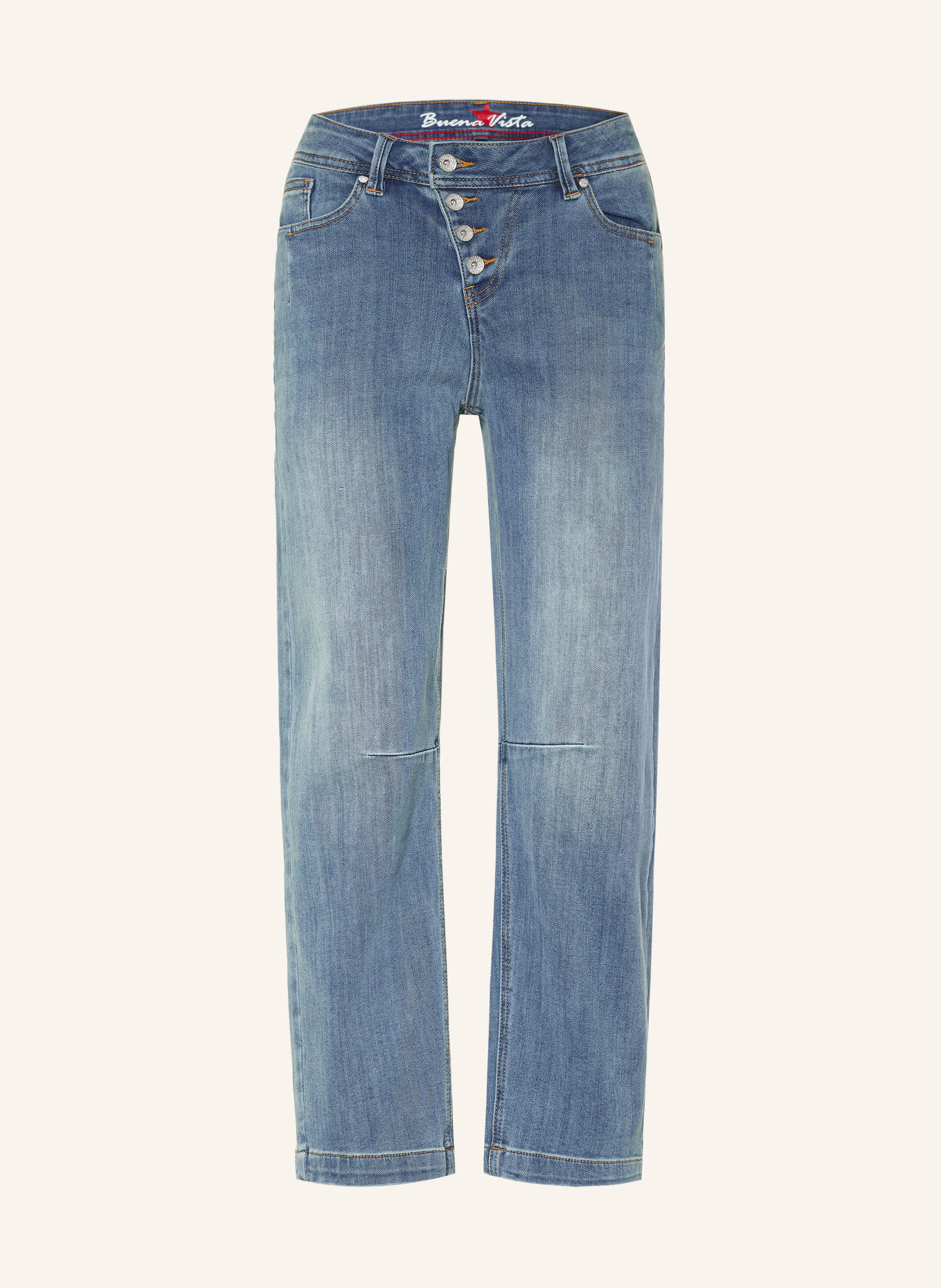 Buena Vista Barrel Jeans RELAXED MALIBU: 9446 mid stone