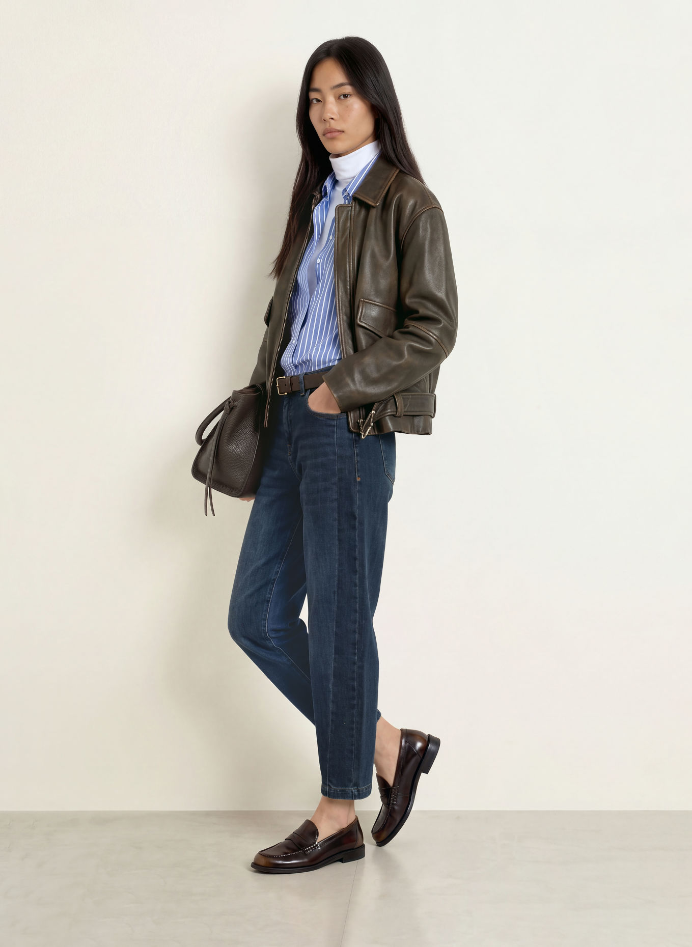 Buena Vista Barrel Jeans BALLON-F: 8920 twilight denim