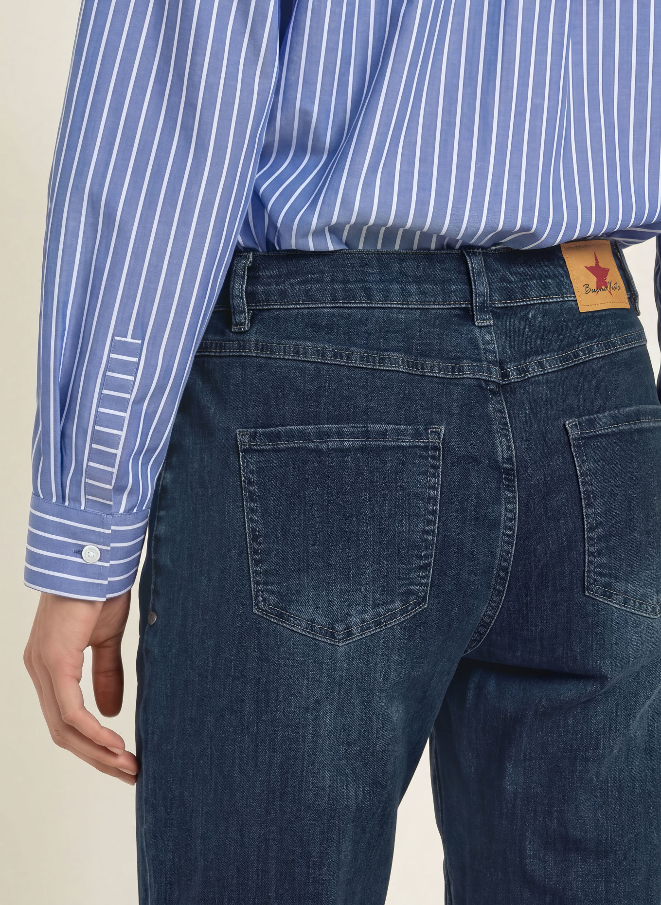 Buena Vista Barrel Jeans BALLON-F: 8920 twilight denim