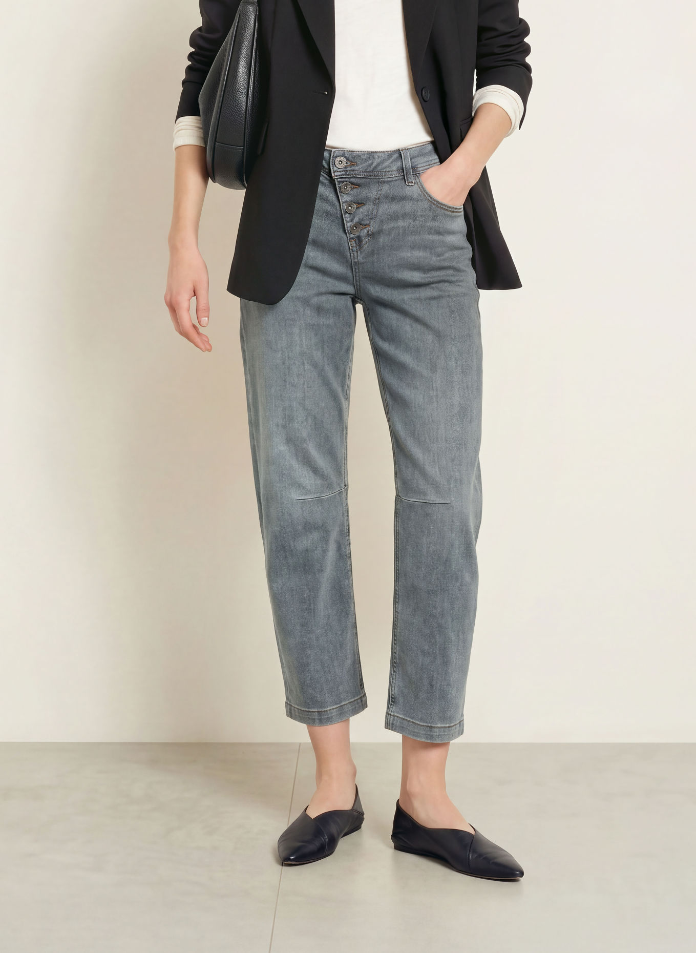 Buena Vista Barrel Jeans RELAXED MALIBU: 9183 light anthra