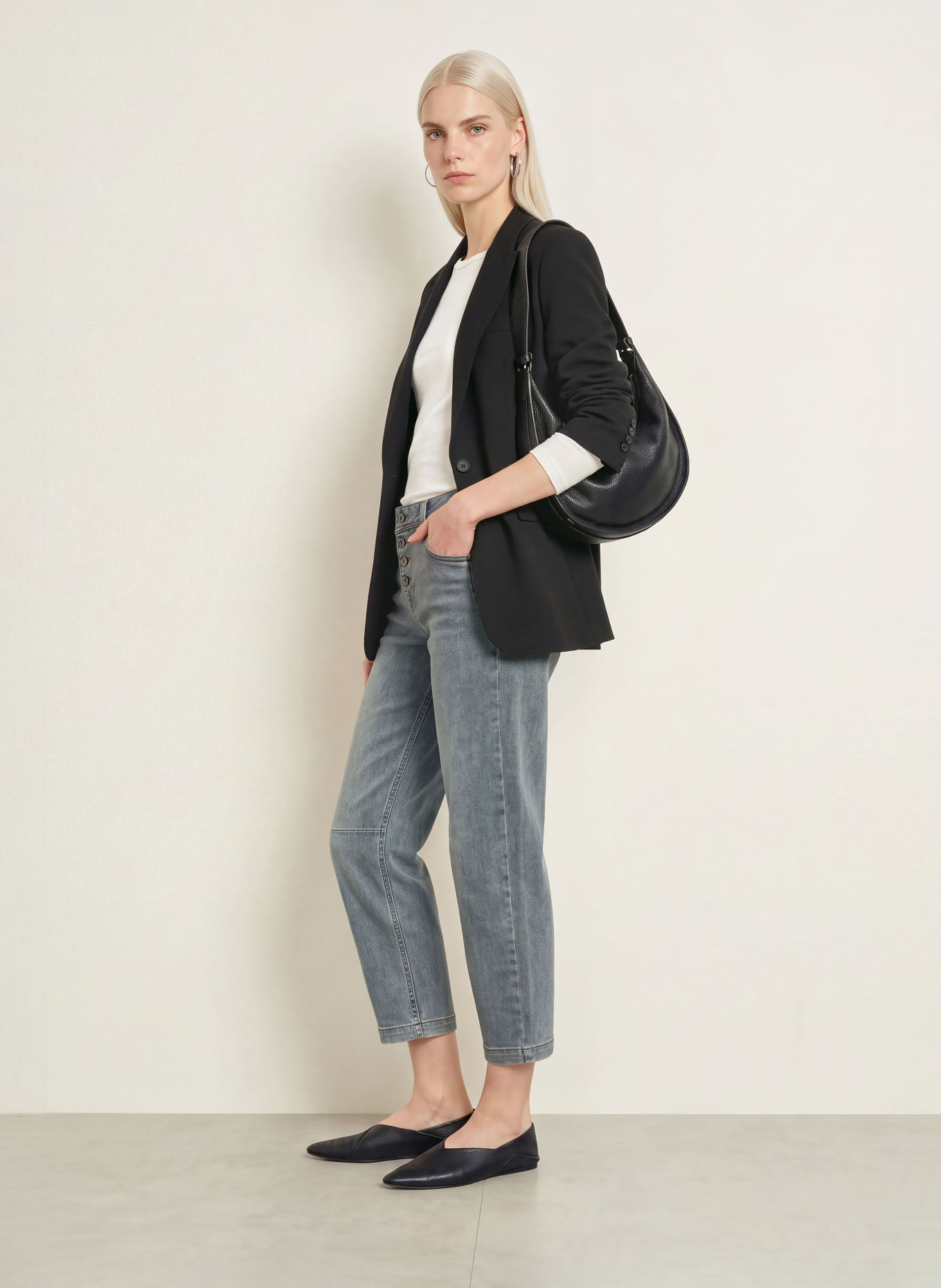 Buena Vista Barrel Jeans RELAXED MALIBU: 9183 light anthra