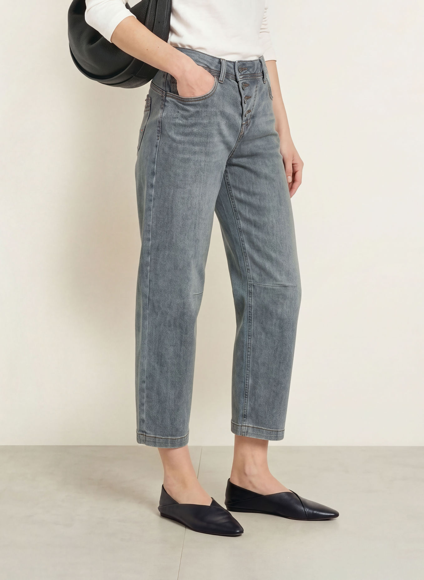 Buena Vista Barrel Jeans RELAXED MALIBU: 9183 light anthra