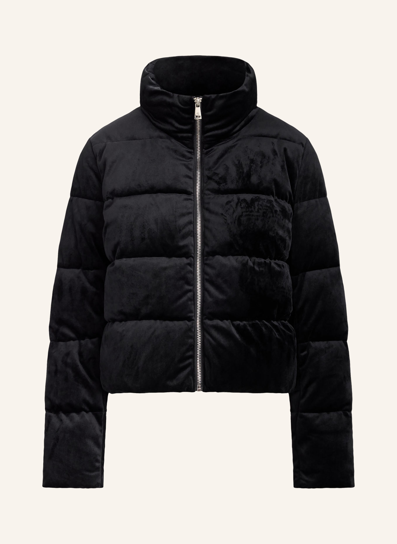 LAUREN RALPH LAUREN Veste matelassée en velours: NOIR