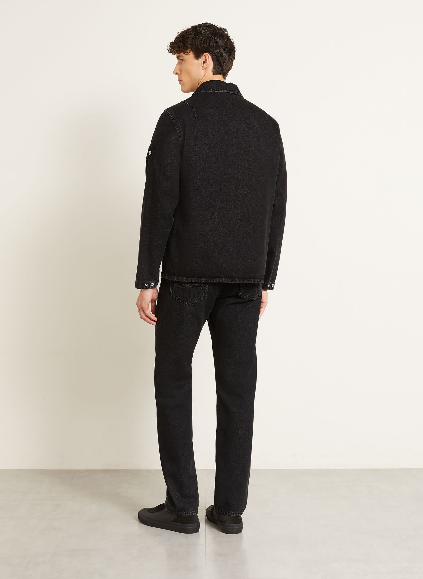 STONE ISLAND Jeans DENIM PROJECT Regular Straight Fit: VJ902 BLACK MEDIUM WASH
