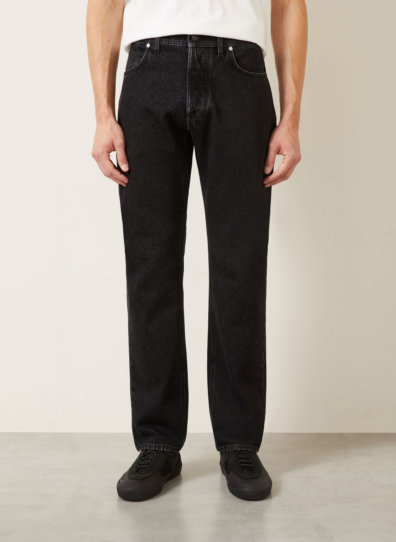 STONE ISLAND Jeans DENIM PROJECT Regular Straight Fit: VJ902 BLACK MEDIUM WASH