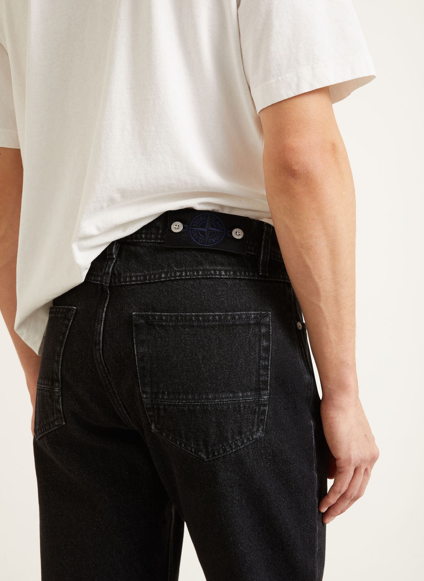 STONE ISLAND Jeans DENIM PROJECT Regular Straight Fit: VJ902 BLACK MEDIUM WASH