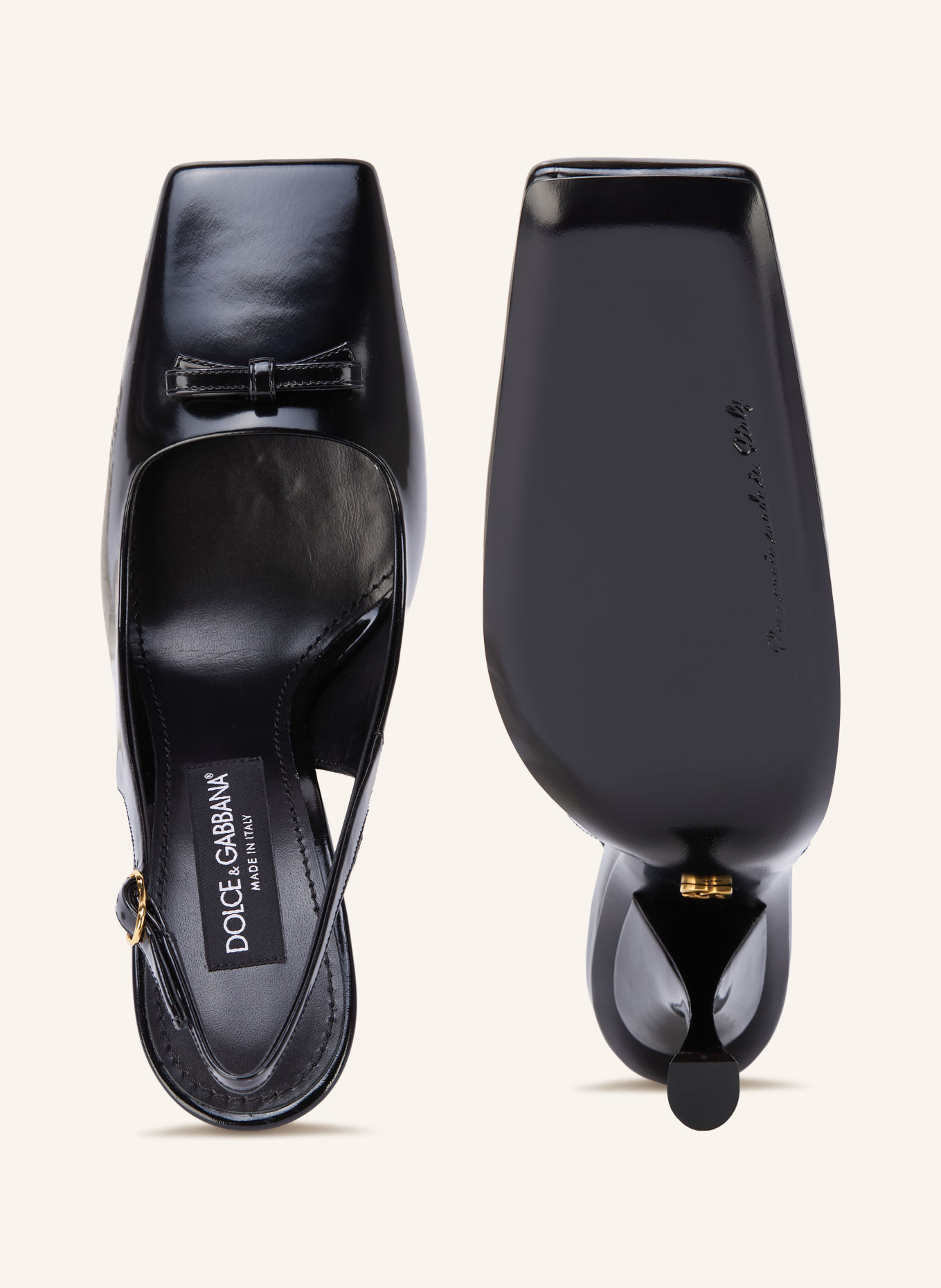 DOLCE & GABBANA Slingpumps: SCHWARZ