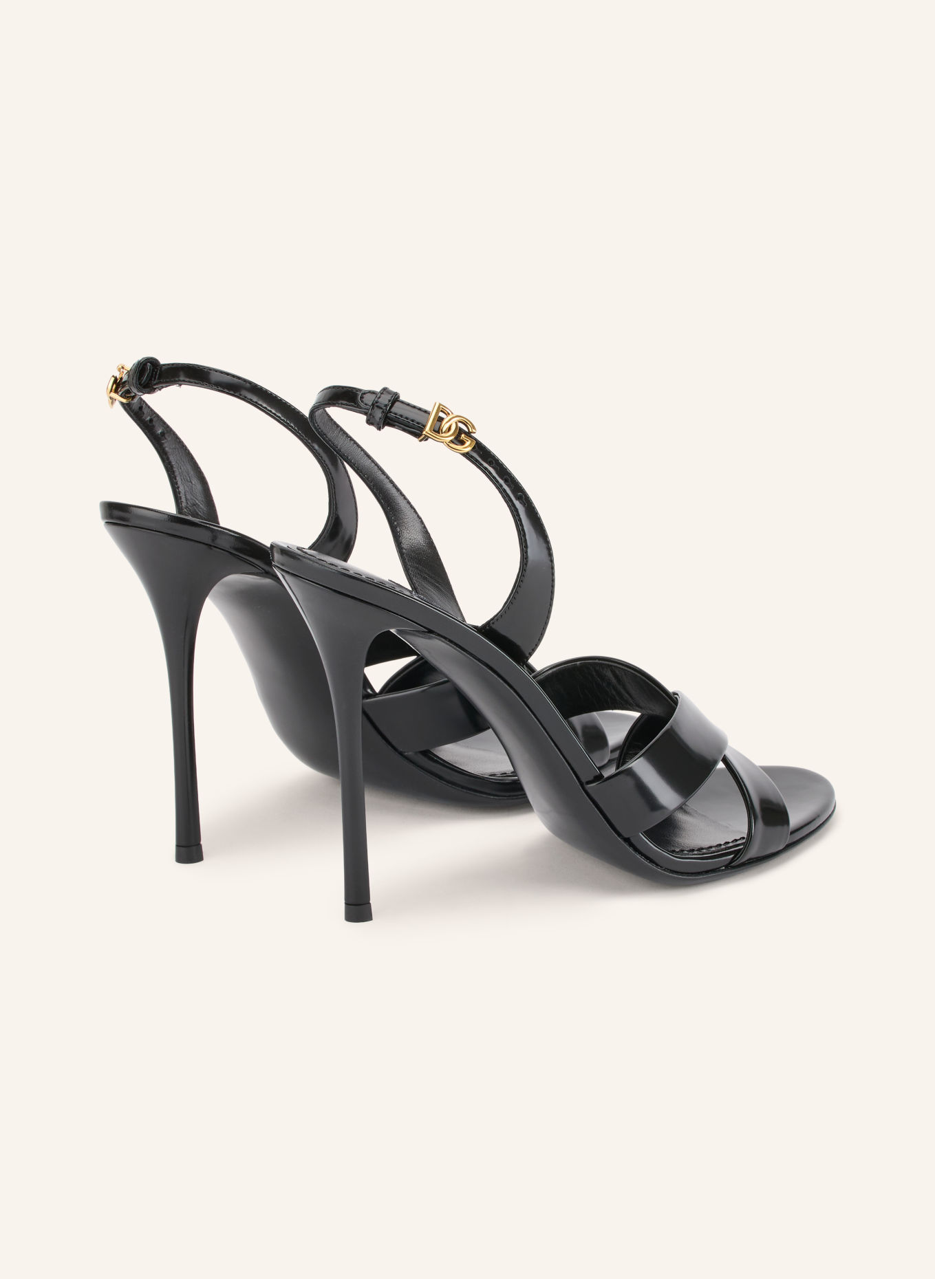 DOLCE & GABBANA Sandaletten: SCHWARZ