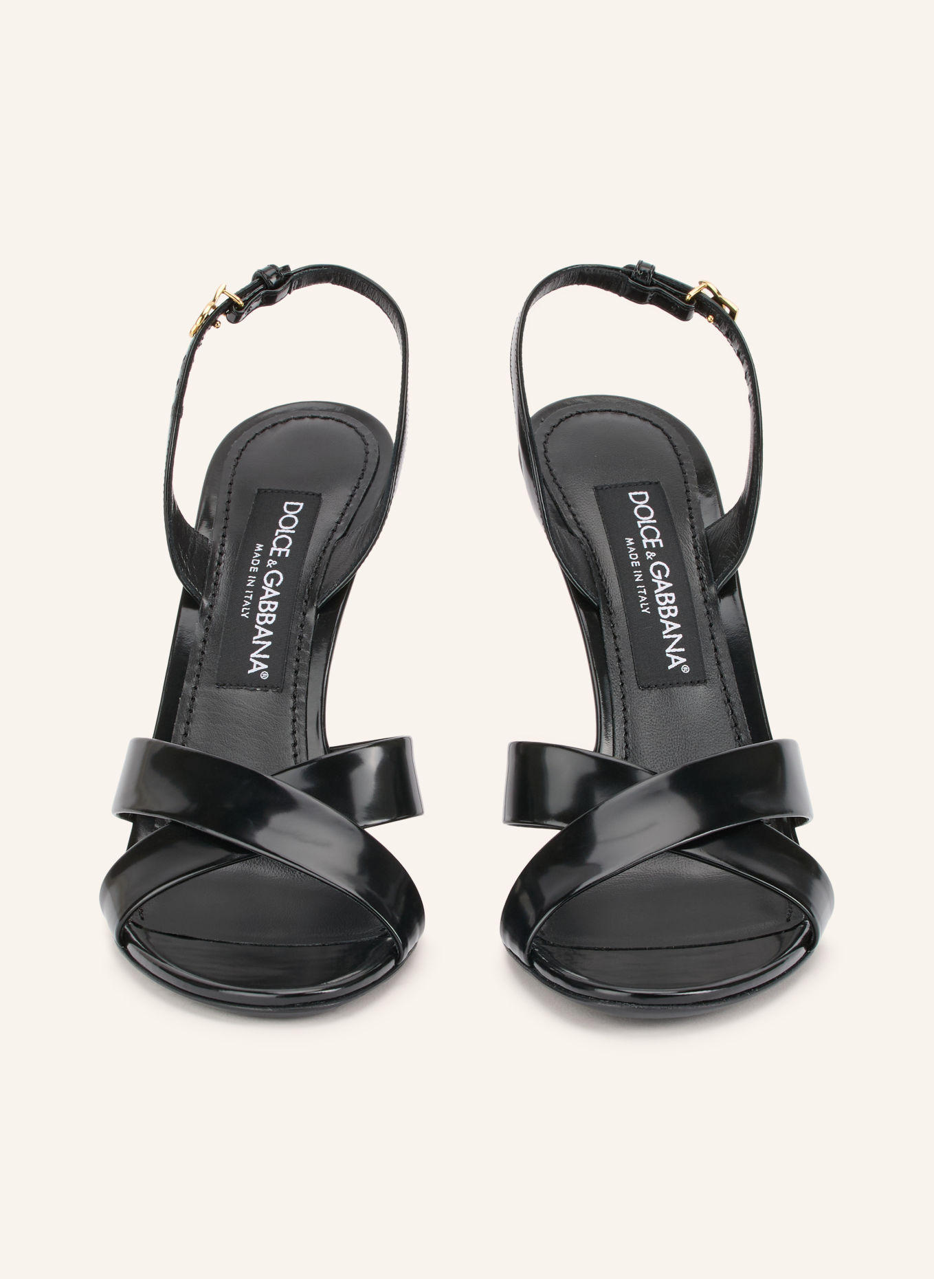 DOLCE & GABBANA Sandaletten: SCHWARZ