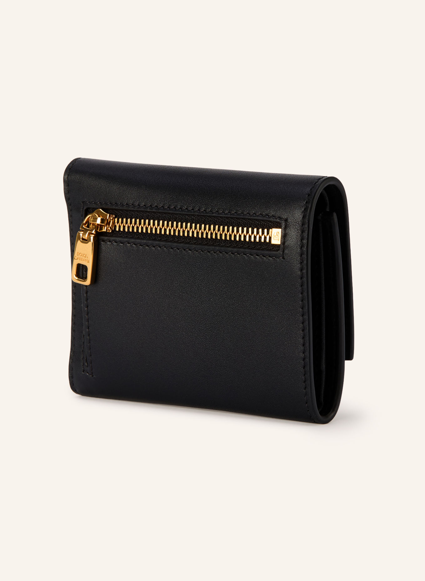 DOLCE & GABBANA Geldbörse: SCHWARZ / GOLD