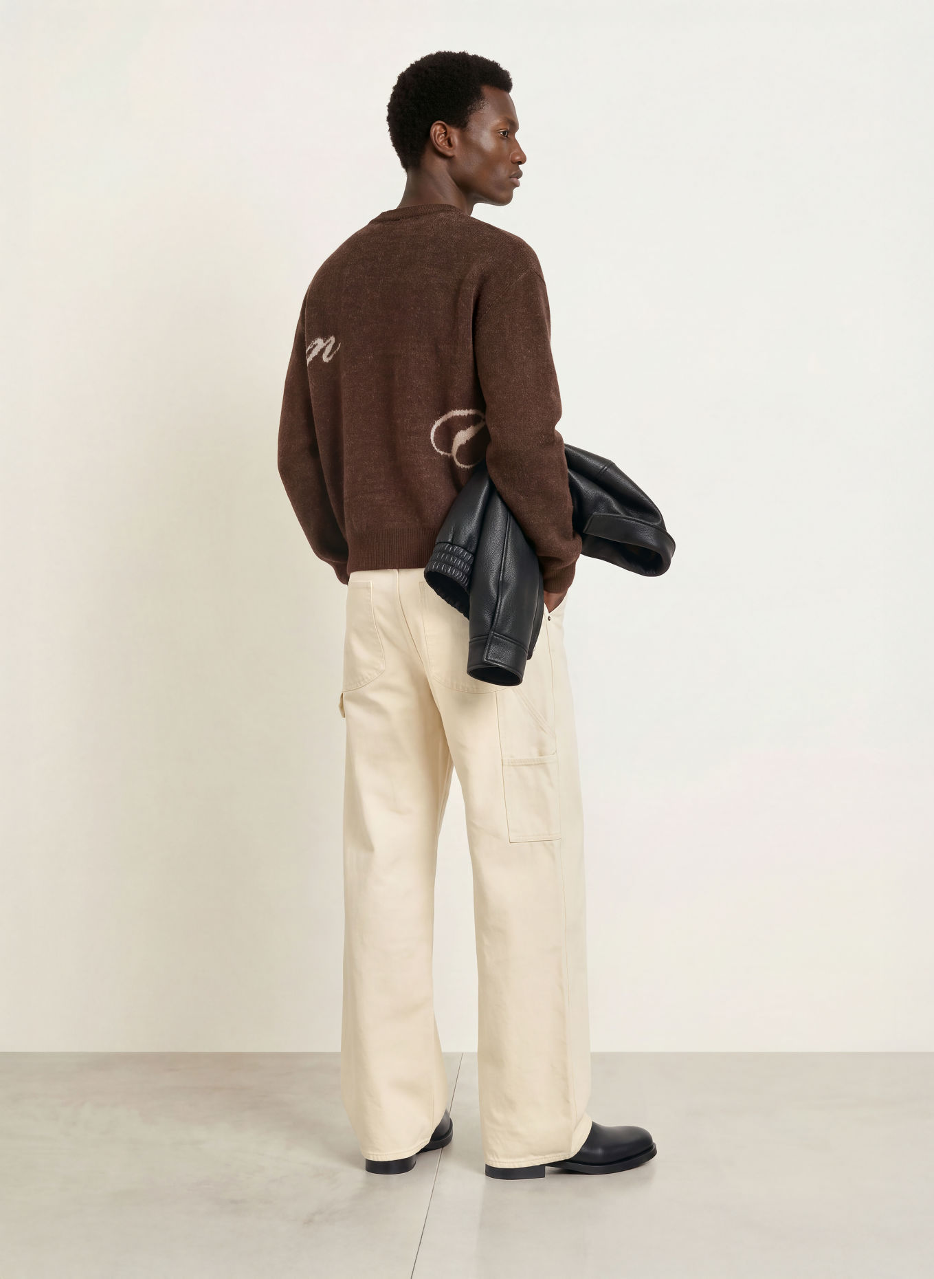 another COTTON LAB Pullover: DUNKELBRAUN