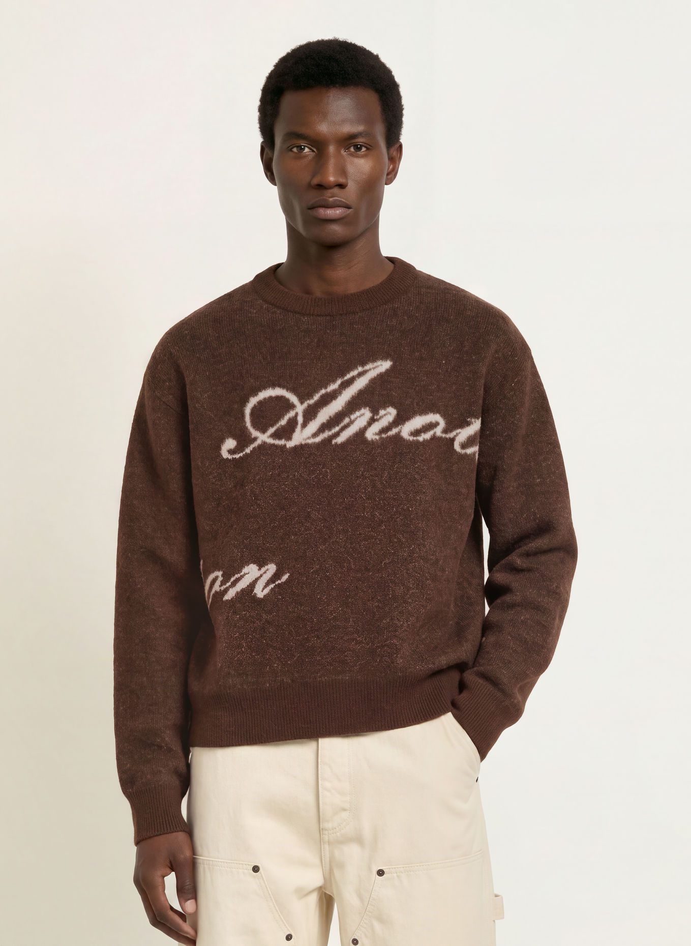 another COTTON LAB Pullover: DUNKELBRAUN