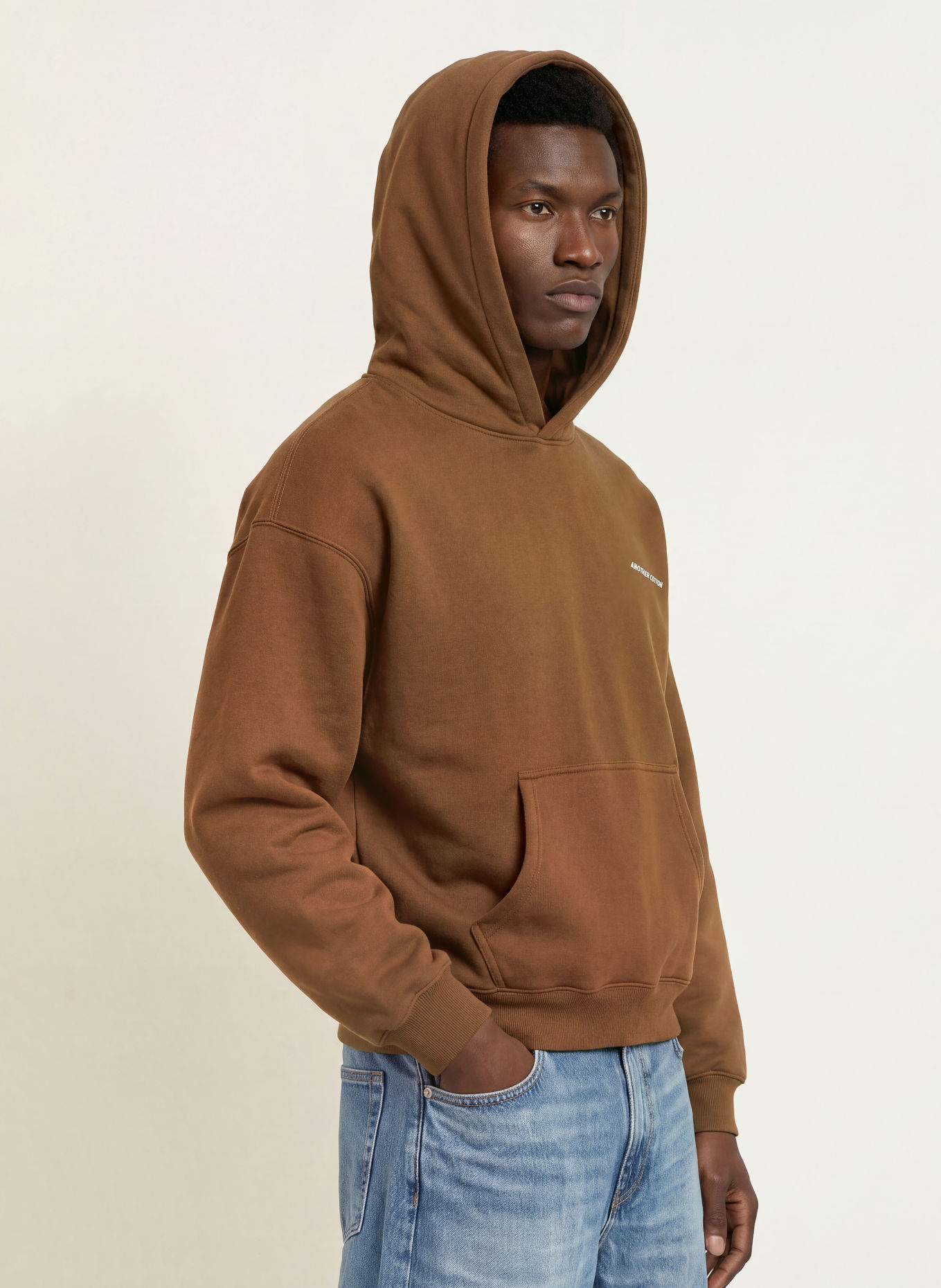 another COTTON LAB Hoodie: BRAUN