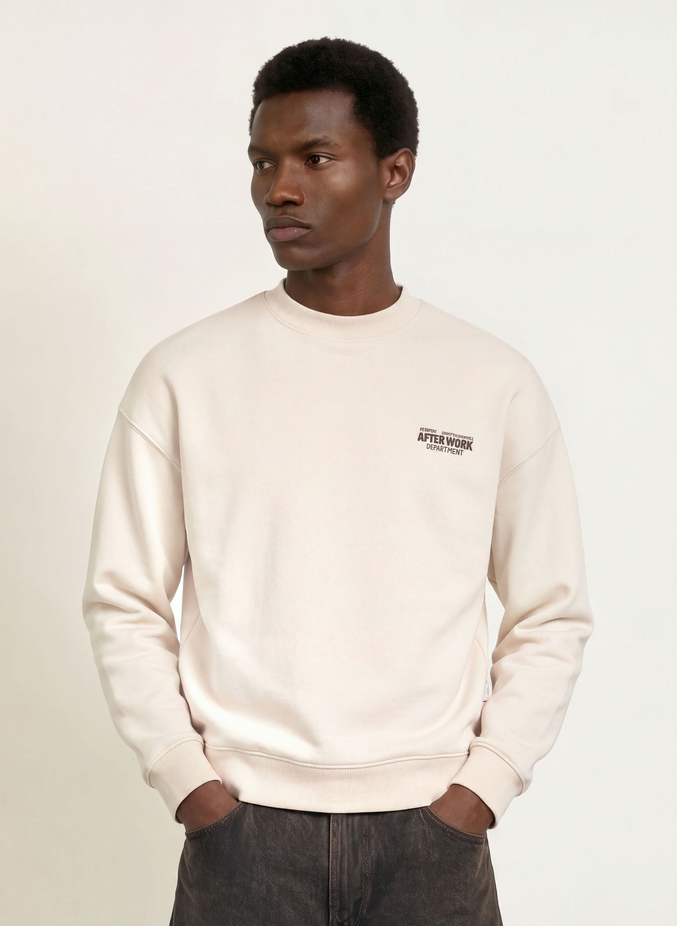 another COTTON LAB Sweatshirt: BEIGE
