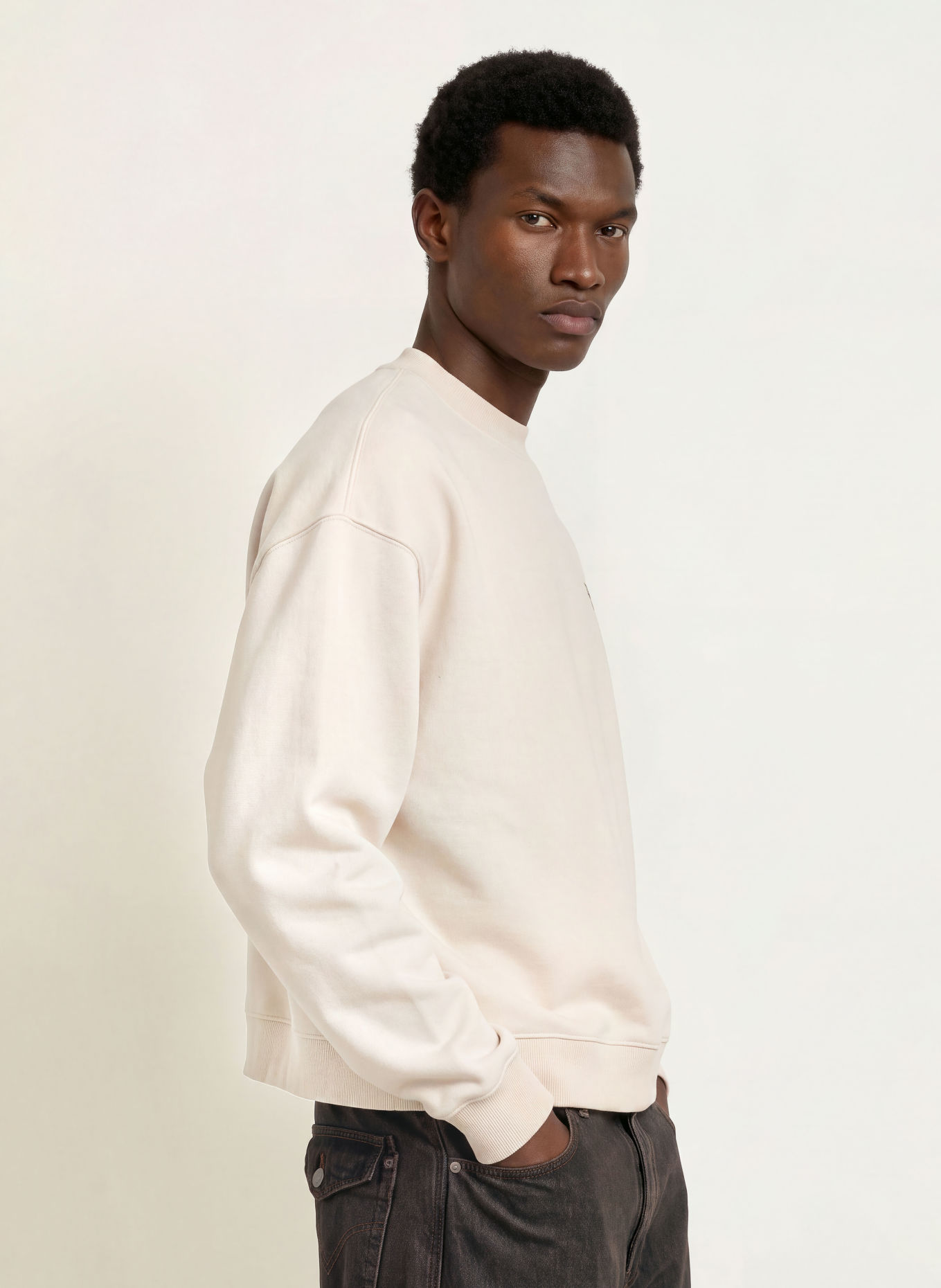 another COTTON LAB Sweatshirt: BEIGE
