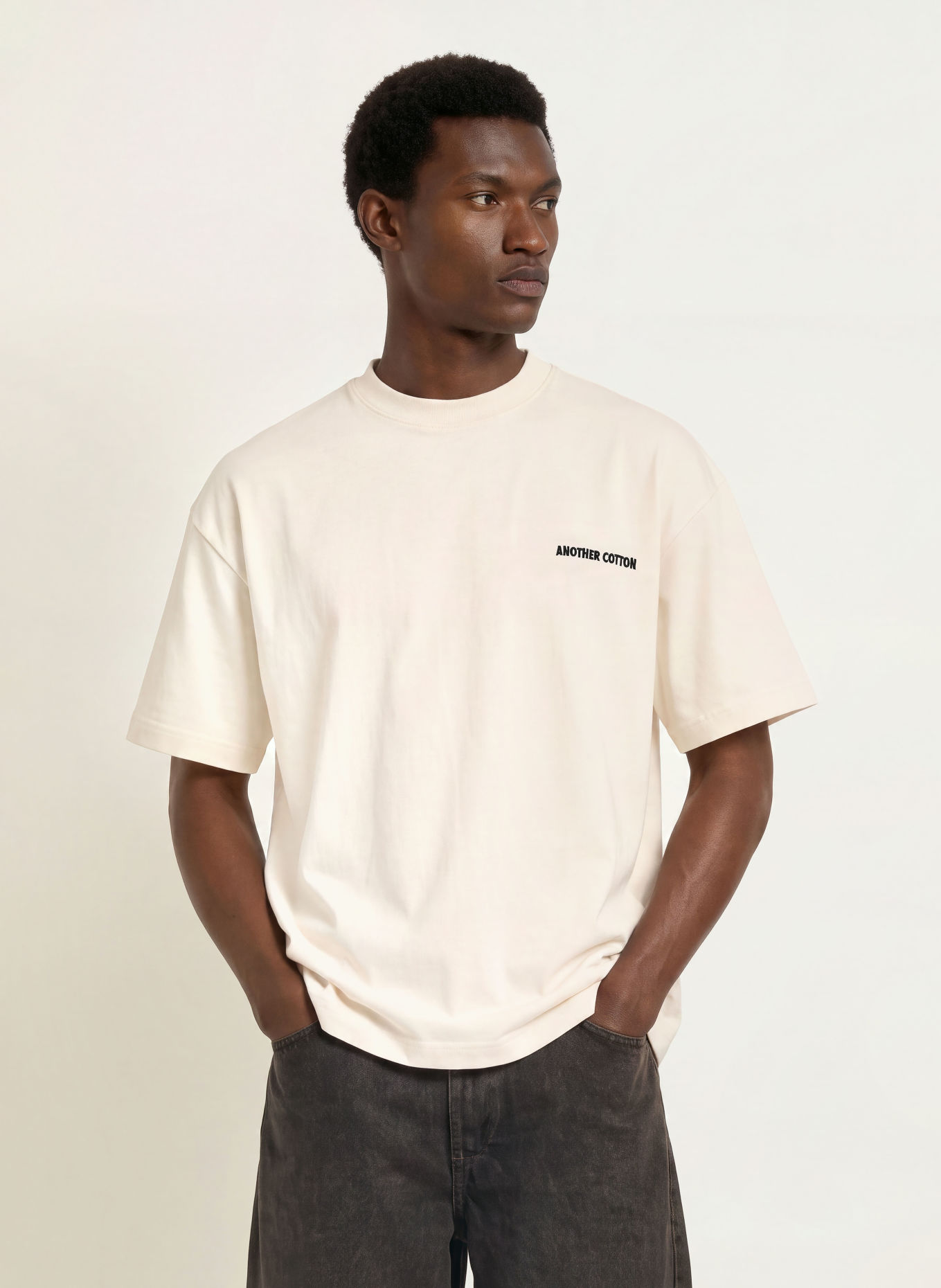 another COTTON LAB T-Shirt: ECRU
