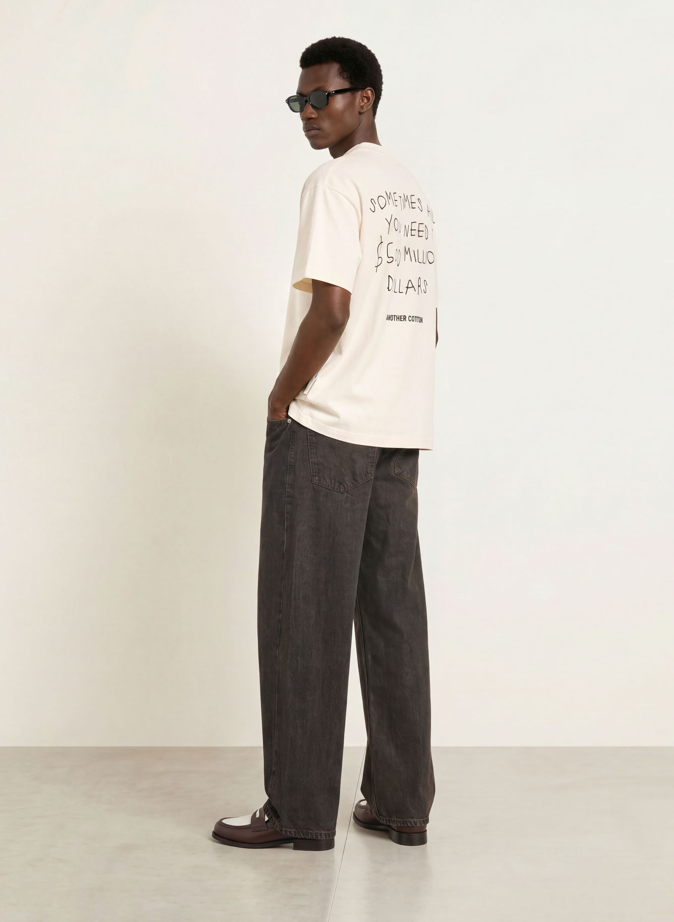 another COTTON LAB T-Shirt: ECRU