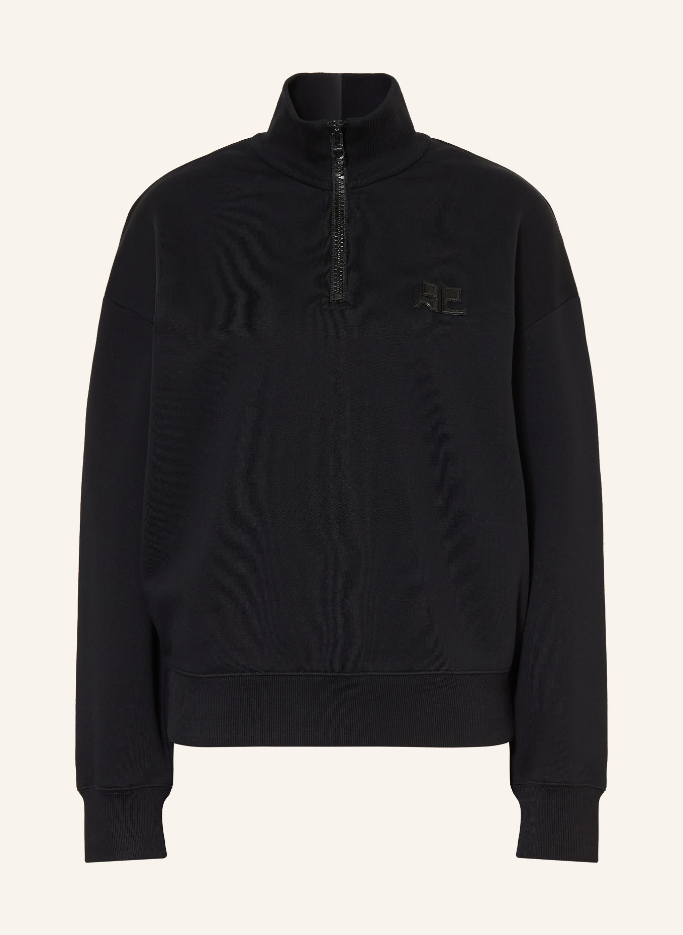 Courrèges Sweat-Troyer: SCHWARZ