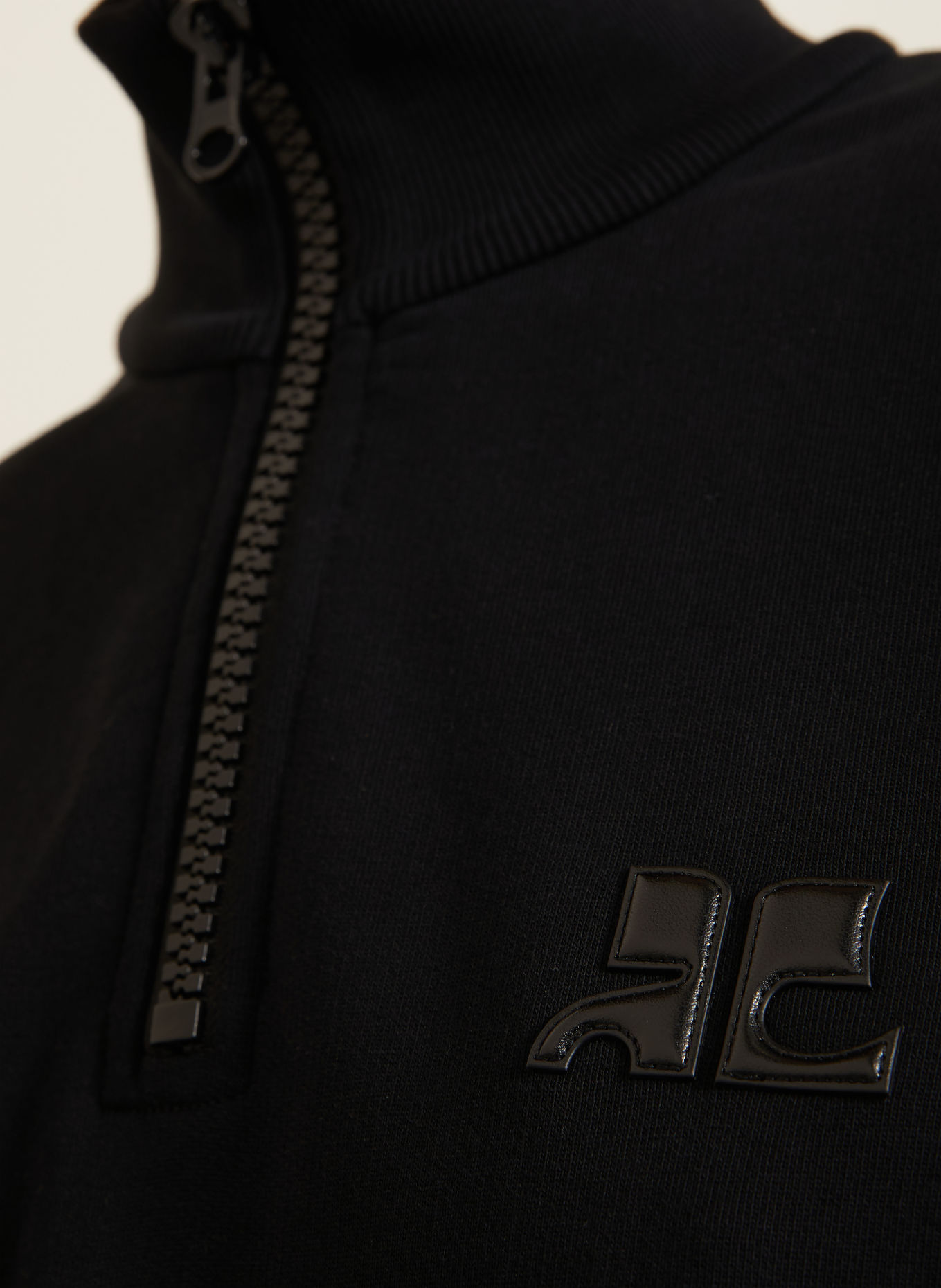 Courrèges Sweat-Troyer: SCHWARZ