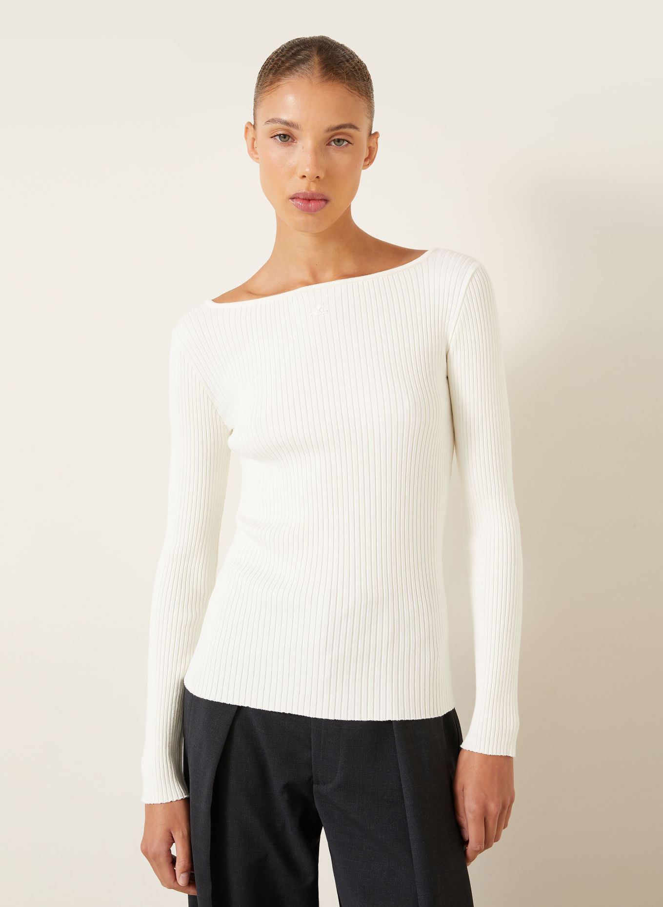 Courrèges Sweater: CREAM