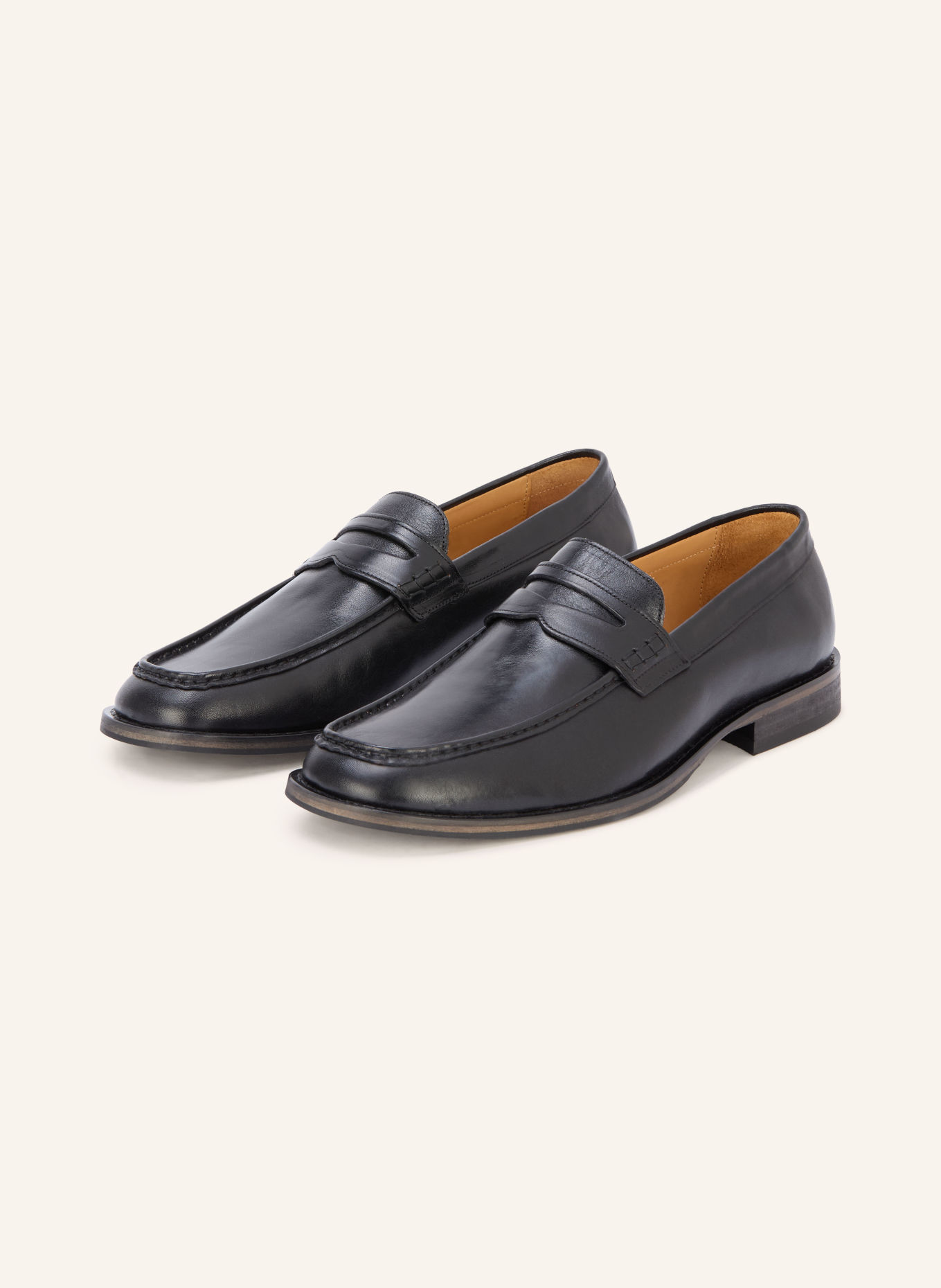 OUR LEGACY Penny loafer: BLACK