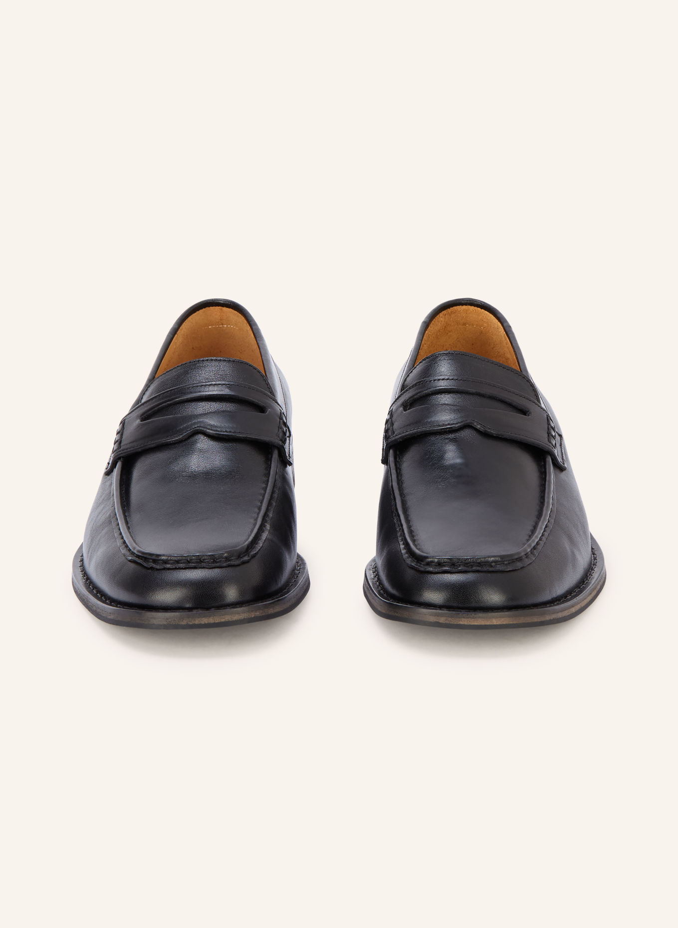 OUR LEGACY Penny loafer: BLACK
