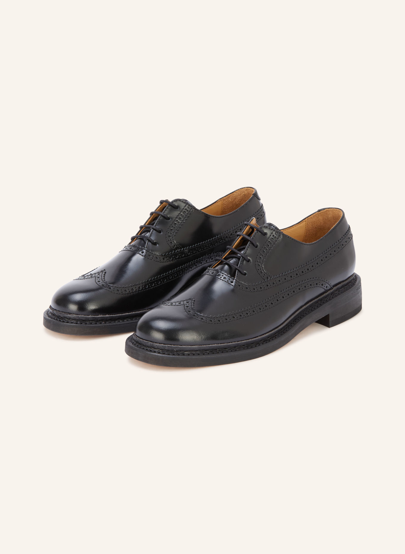 OUR LEGACY BROGUE PARADE Lace-up shoes: BLACK