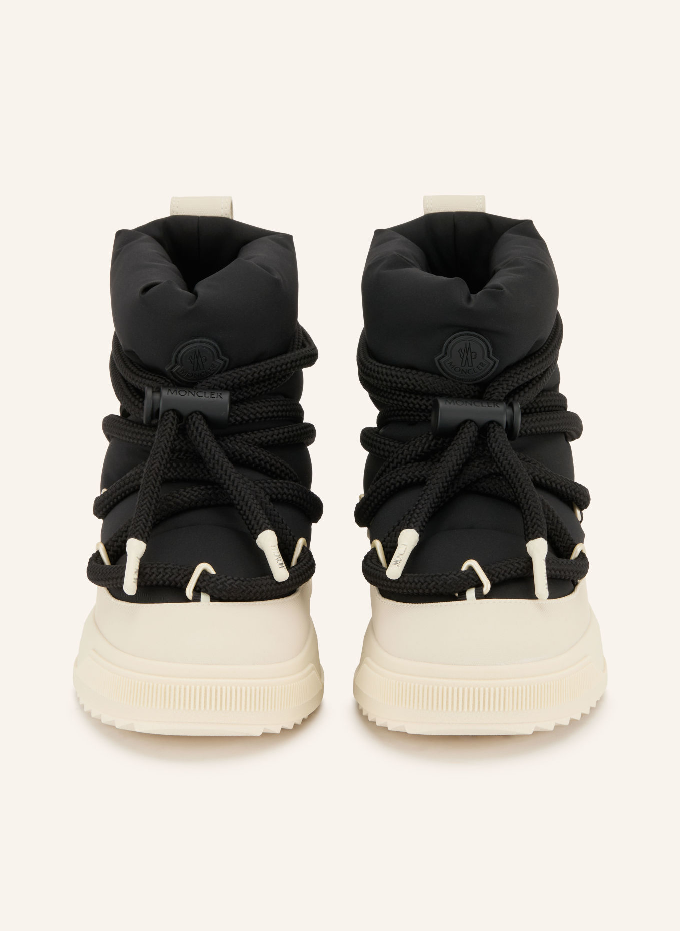 MONCLER Boots ALTIVE: ZWART / CRÈME