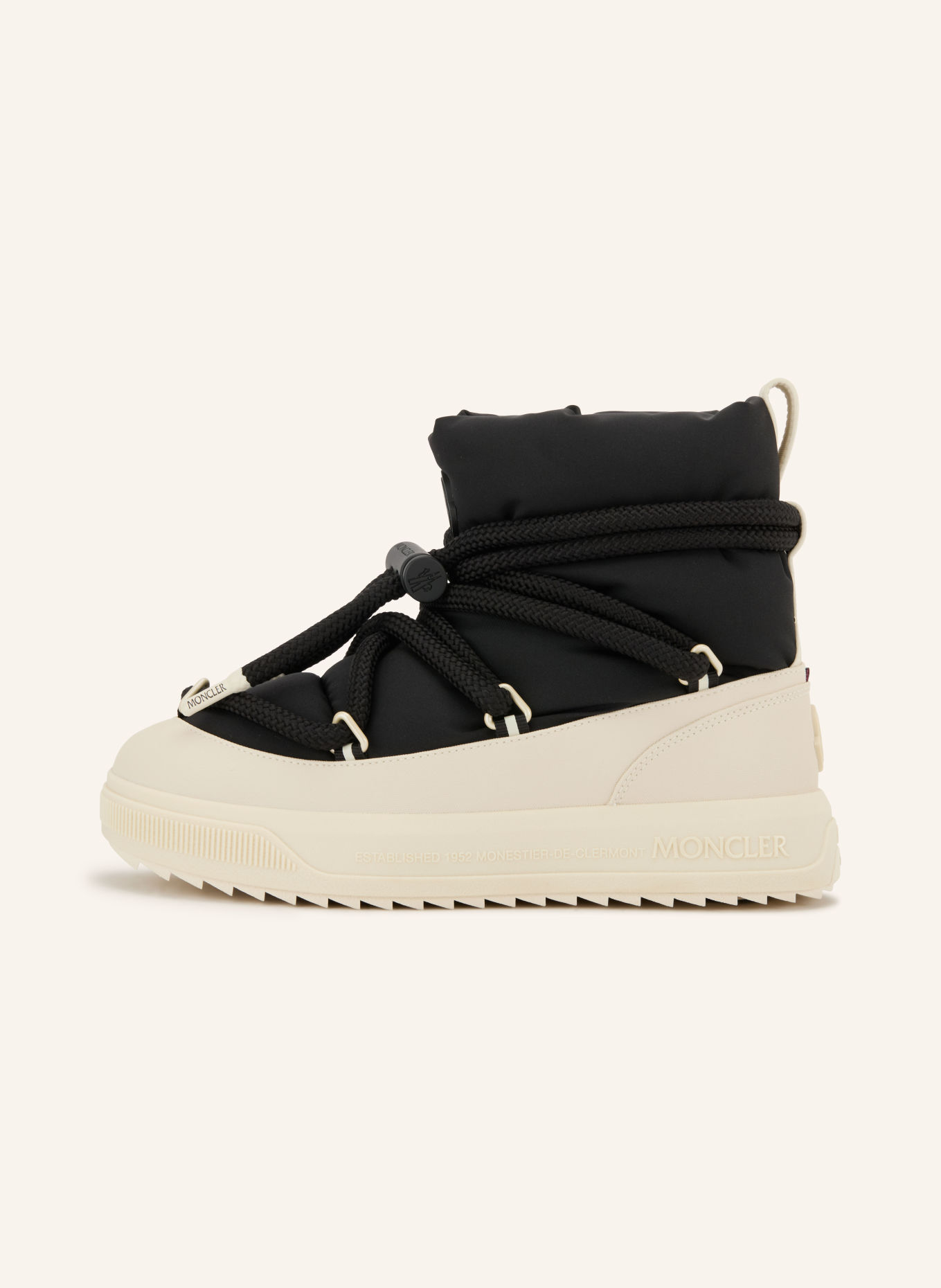 MONCLER Boots ALTIVE: ZWART / CRÈME