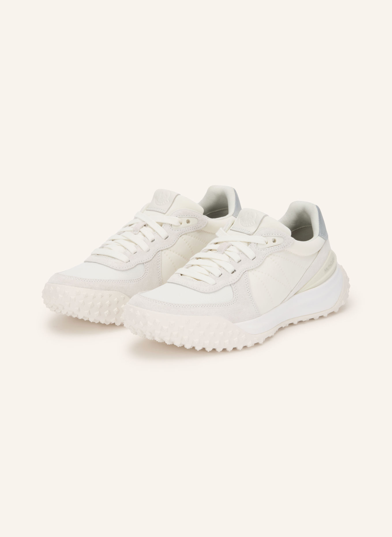 MONCLER Sneakersy CITY TREK: BIAŁY / JASNOCZARY