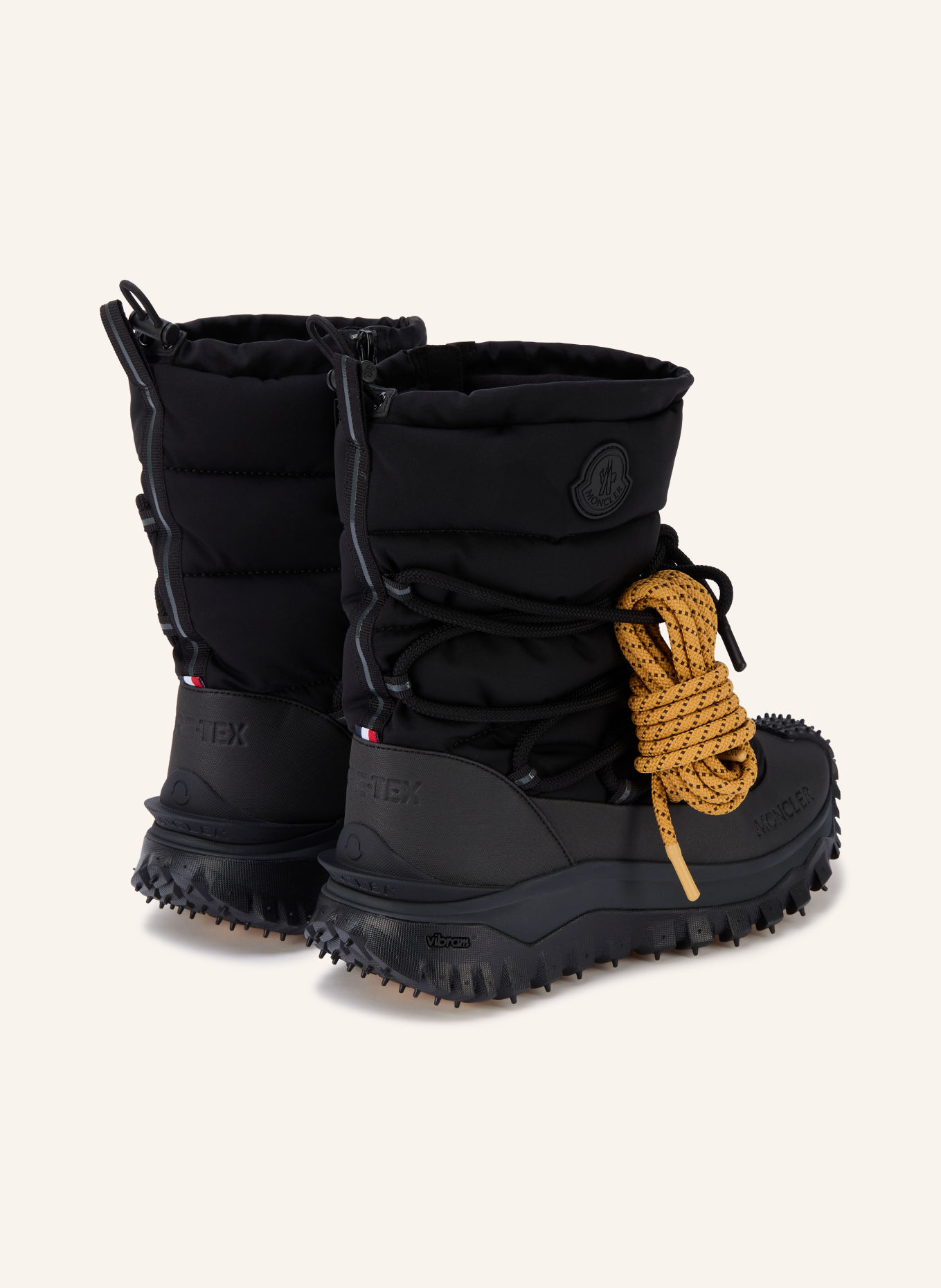 MONCLER TRAILGRIP GTX Lace-up boots: BLACK