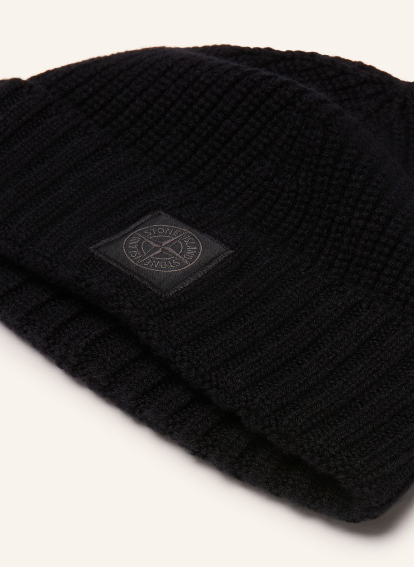 STONE ISLAND Cashmere-Mütze GHOST: SCHWARZ