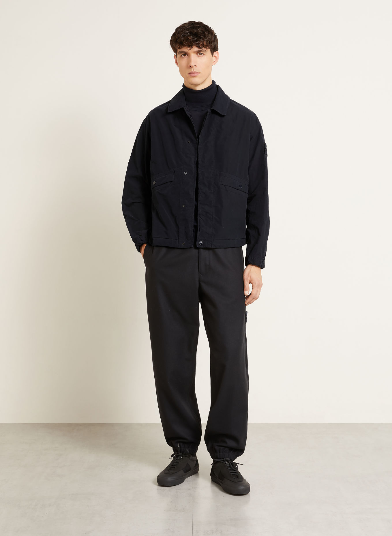STONE ISLAND Blouson GHOST: BLEU FONCÉ