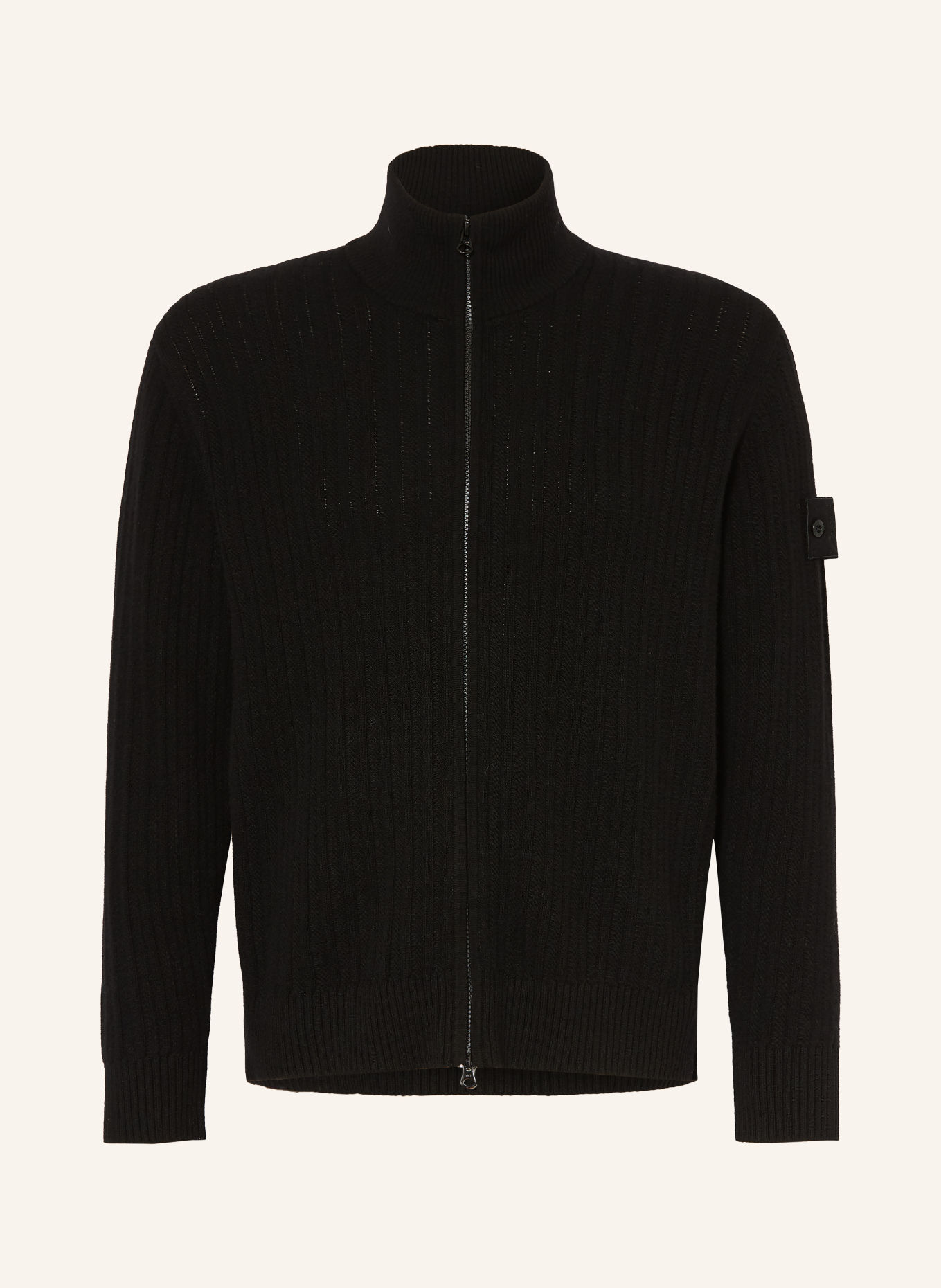 STONE ISLAND GHOST Cardigan: BLACK