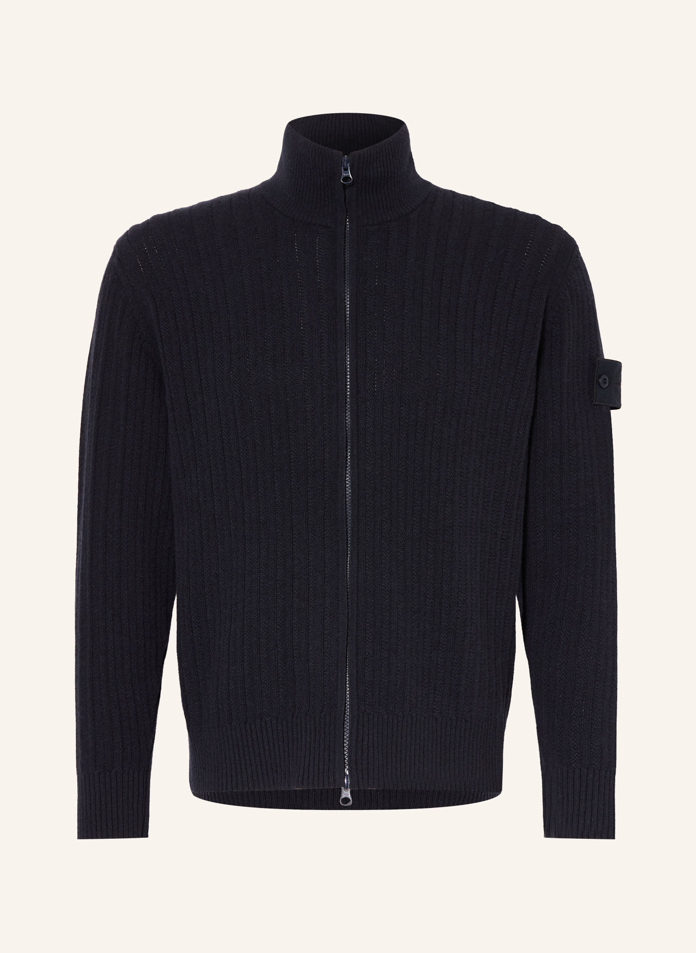 STONE ISLAND Strickjacke GHOST: SCHWARZ