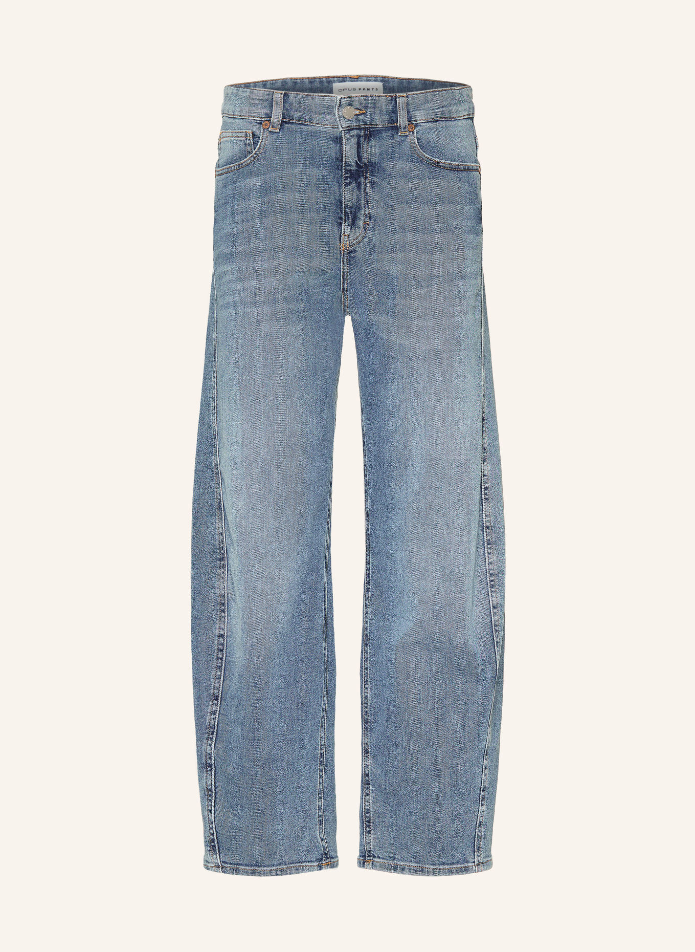 OPUS PANTS Jeansy typu barrel MENI MOON: 70382 mid blue