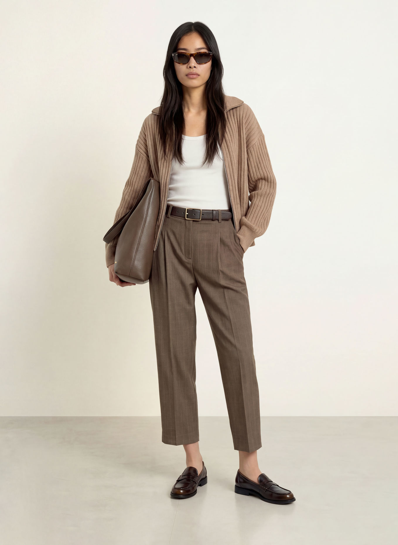 OPUS PANTS Pantaloni 7/8 LESSIEH: MARO / MARO DESCHIS / ALBASTRU DESCHIS